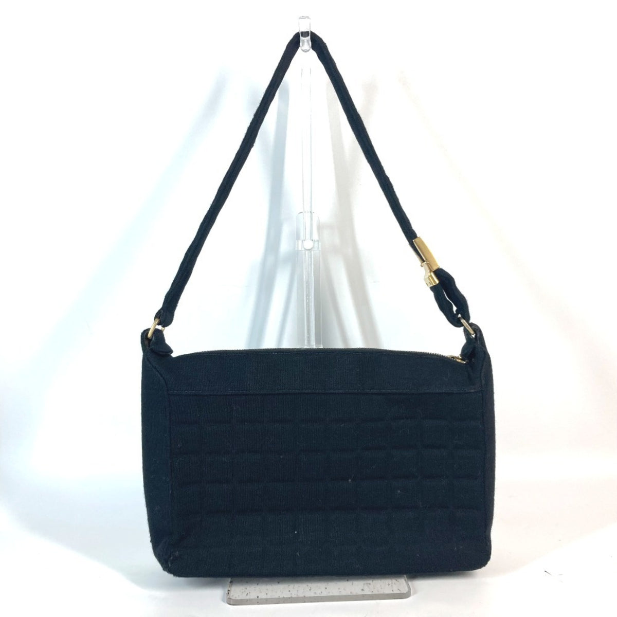 Chanel Black Jersey Shoulder Bag (Pre-Owned)