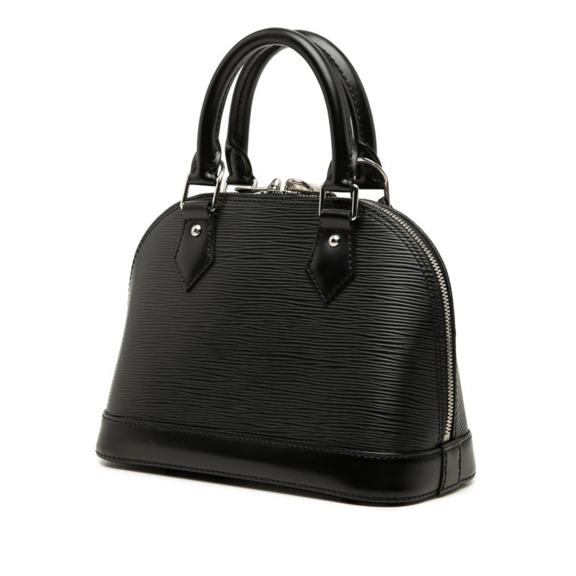 Louis Vuitton Black Noir Leather Handbag Shoulder Bag (Pre-Owned)