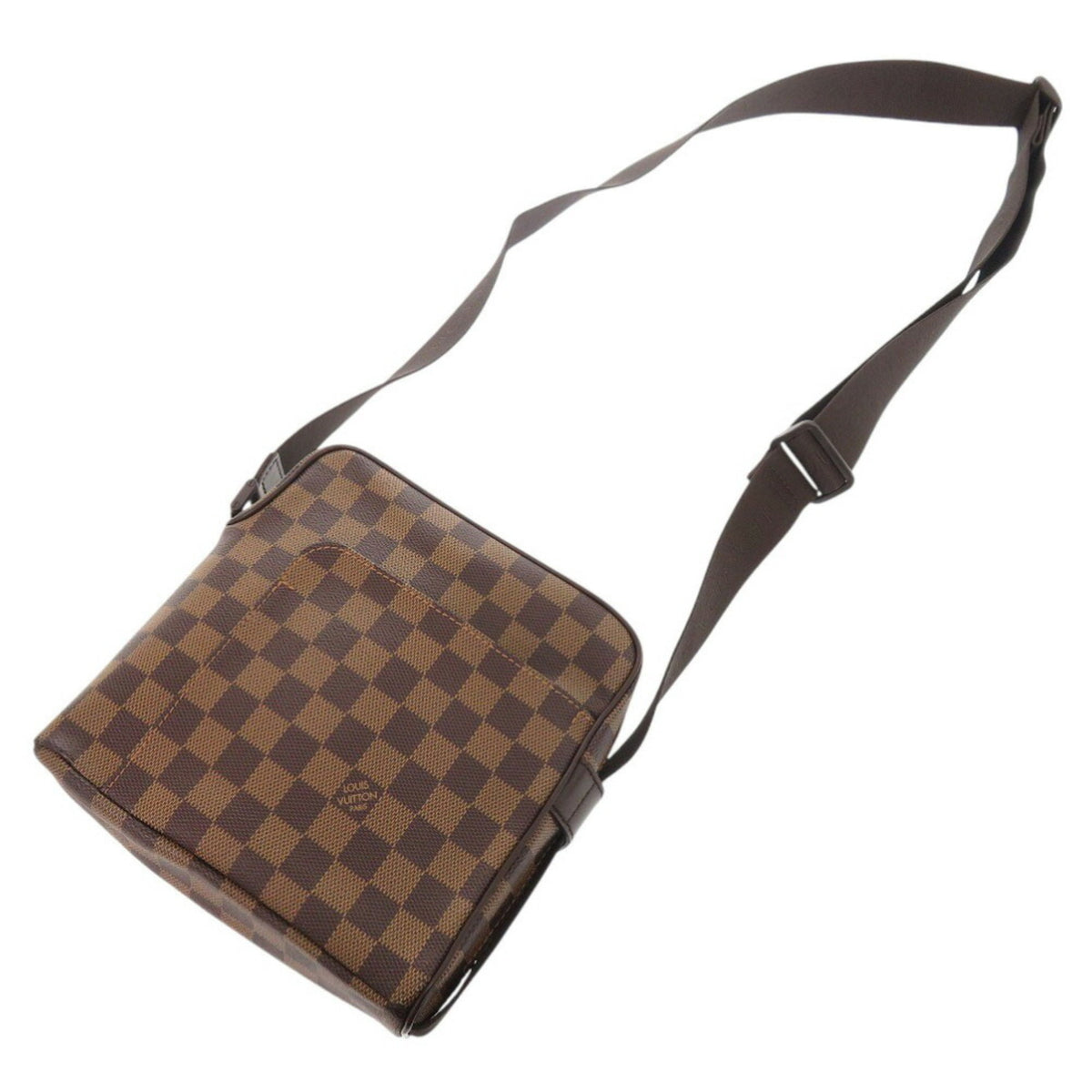 Louis Vuitton Ebene Damier Canvas Shoulder Bag (Pre-Owned)