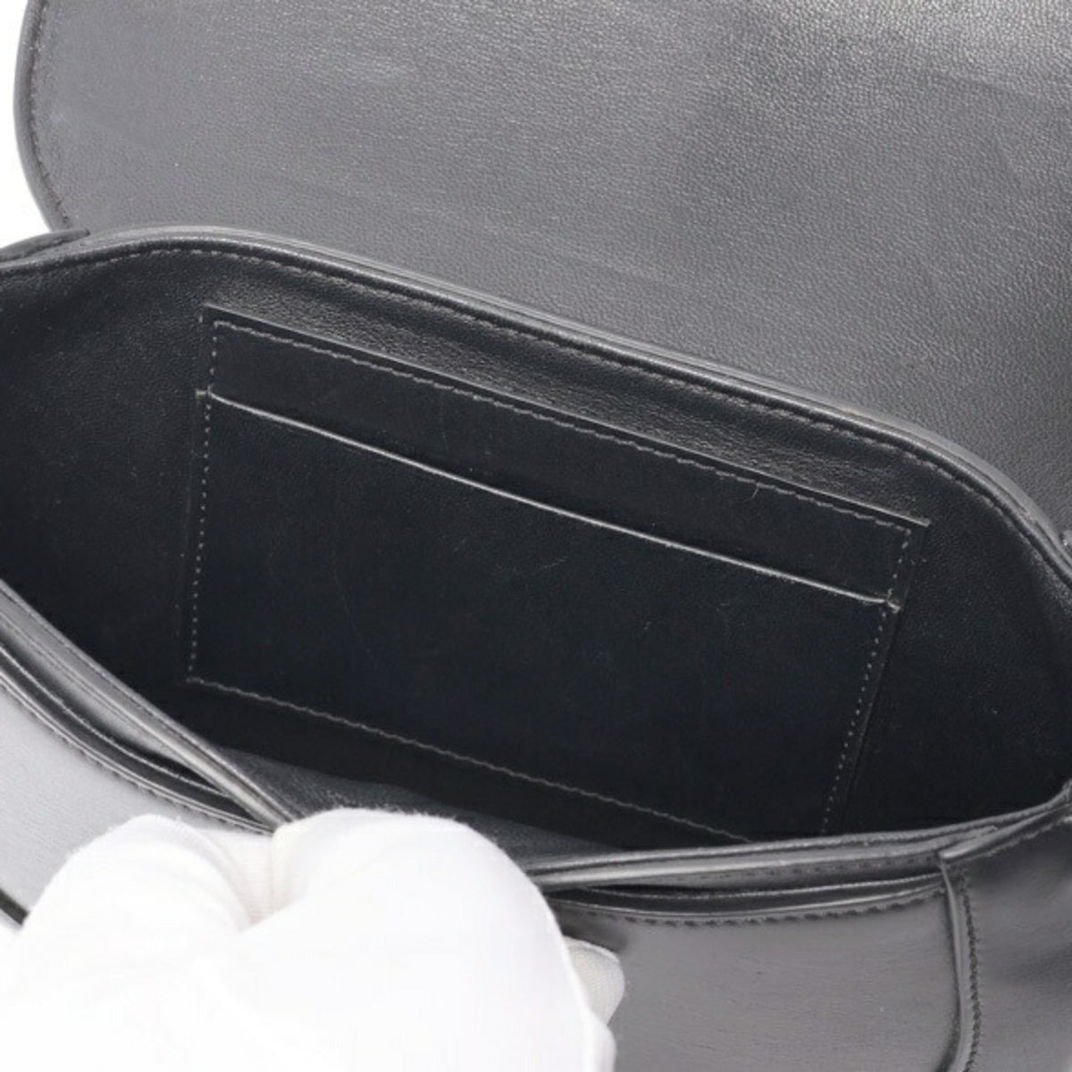 Celine Black Leather Shoulder Bag (Pre-Owned)