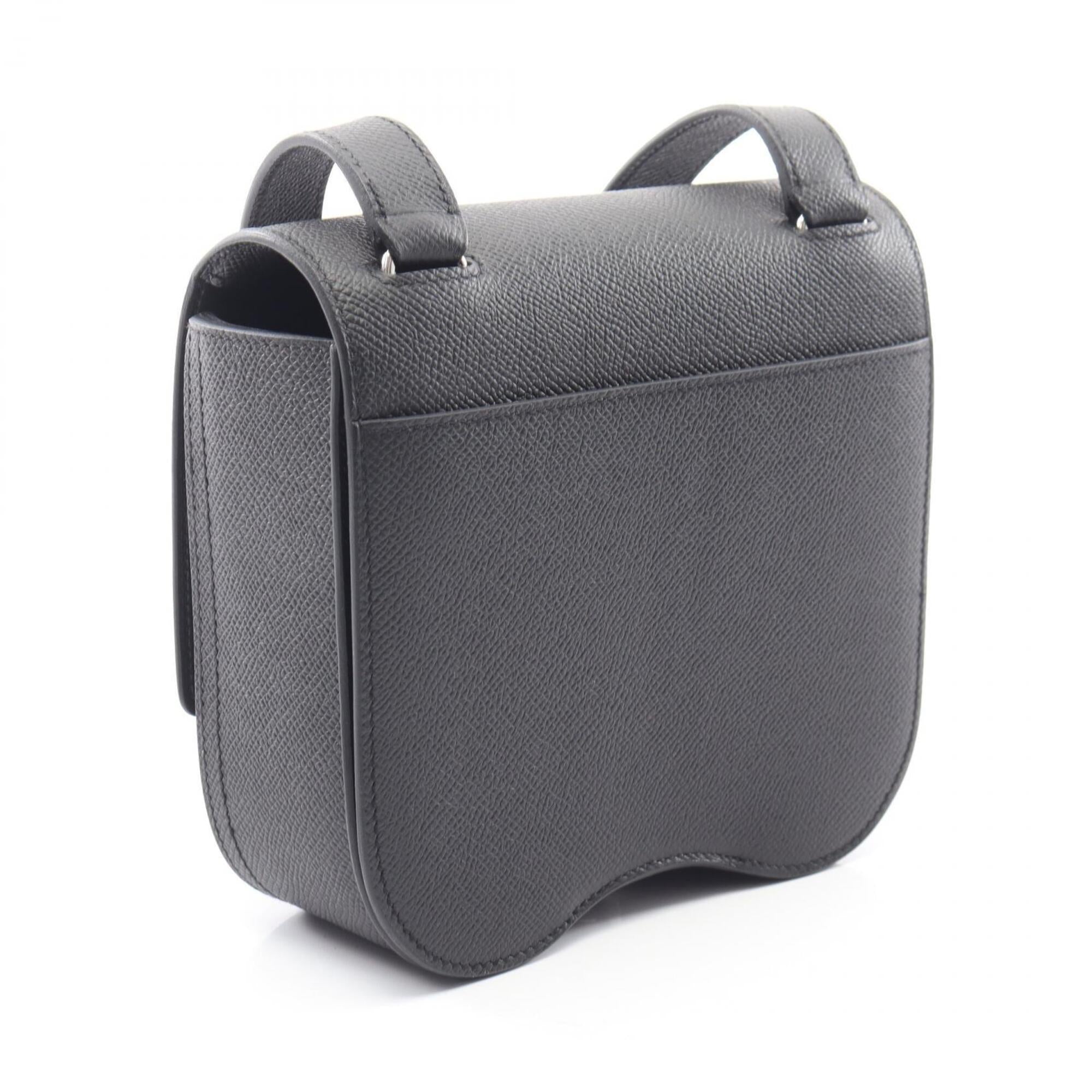 Hermes Black Epsom Leather Shoulder Bag (Pre-Owned)