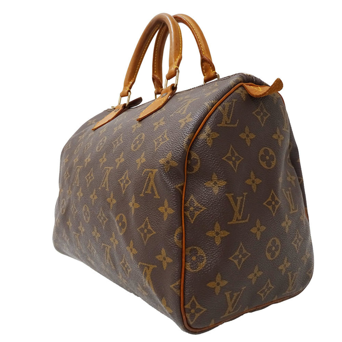 Louis Vuitton Brown Monogram Canvas Boston Bag Handbag (Pre-Owned)