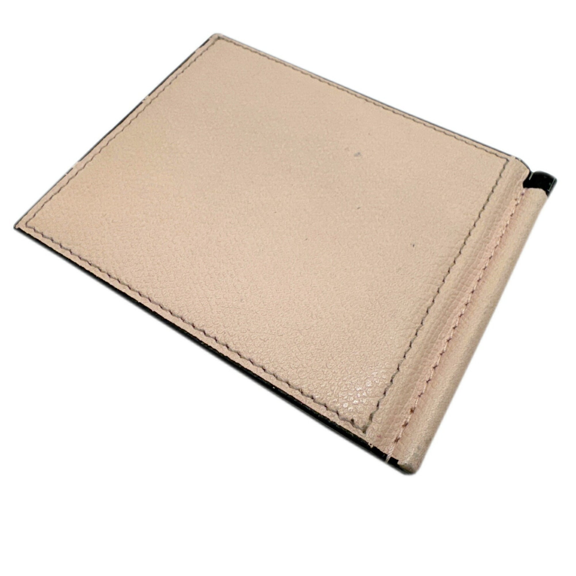 Valextra Pink Leather Money Clip (Pre-Owned)