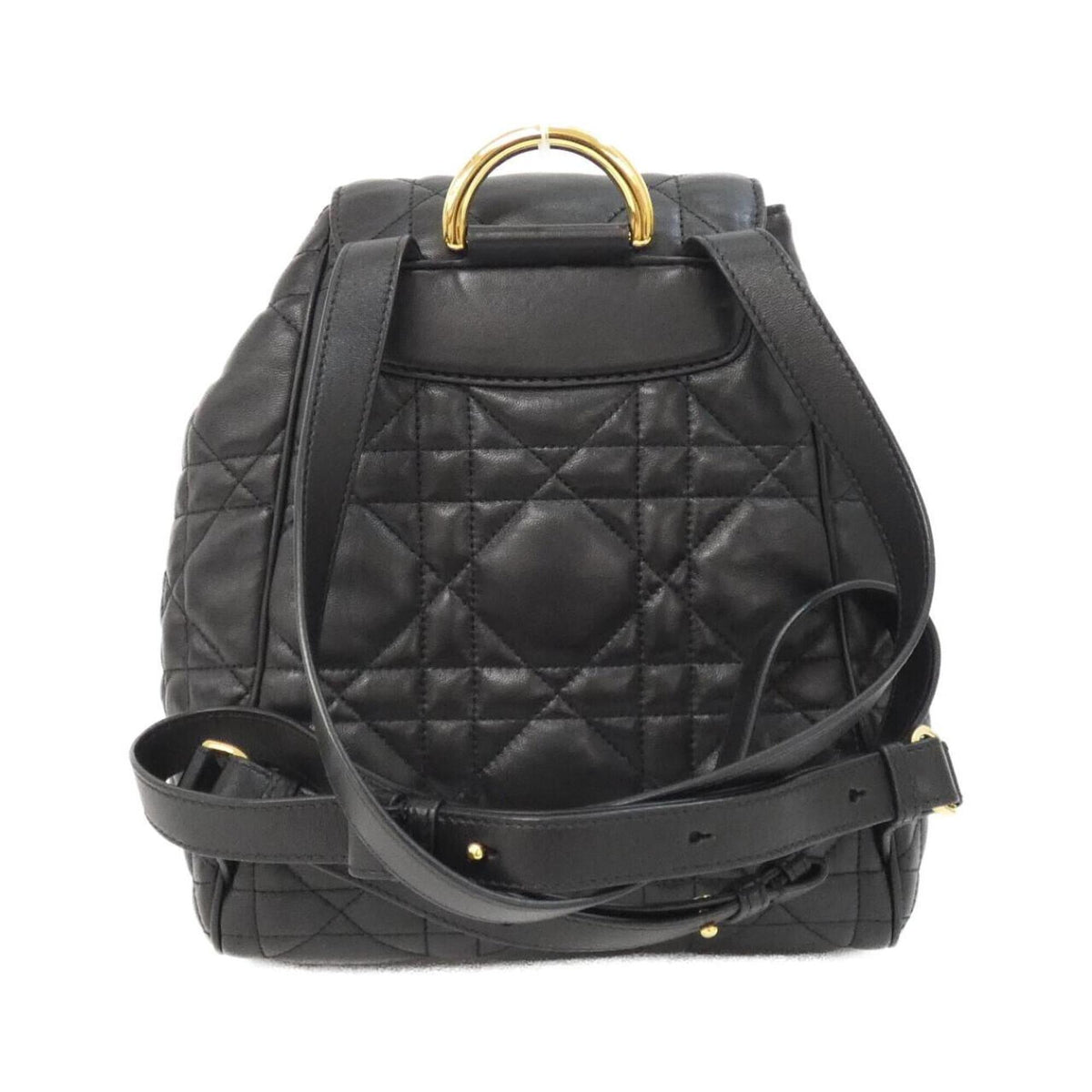Christian Dior Black Leather Backpack (Pre-Owned)
