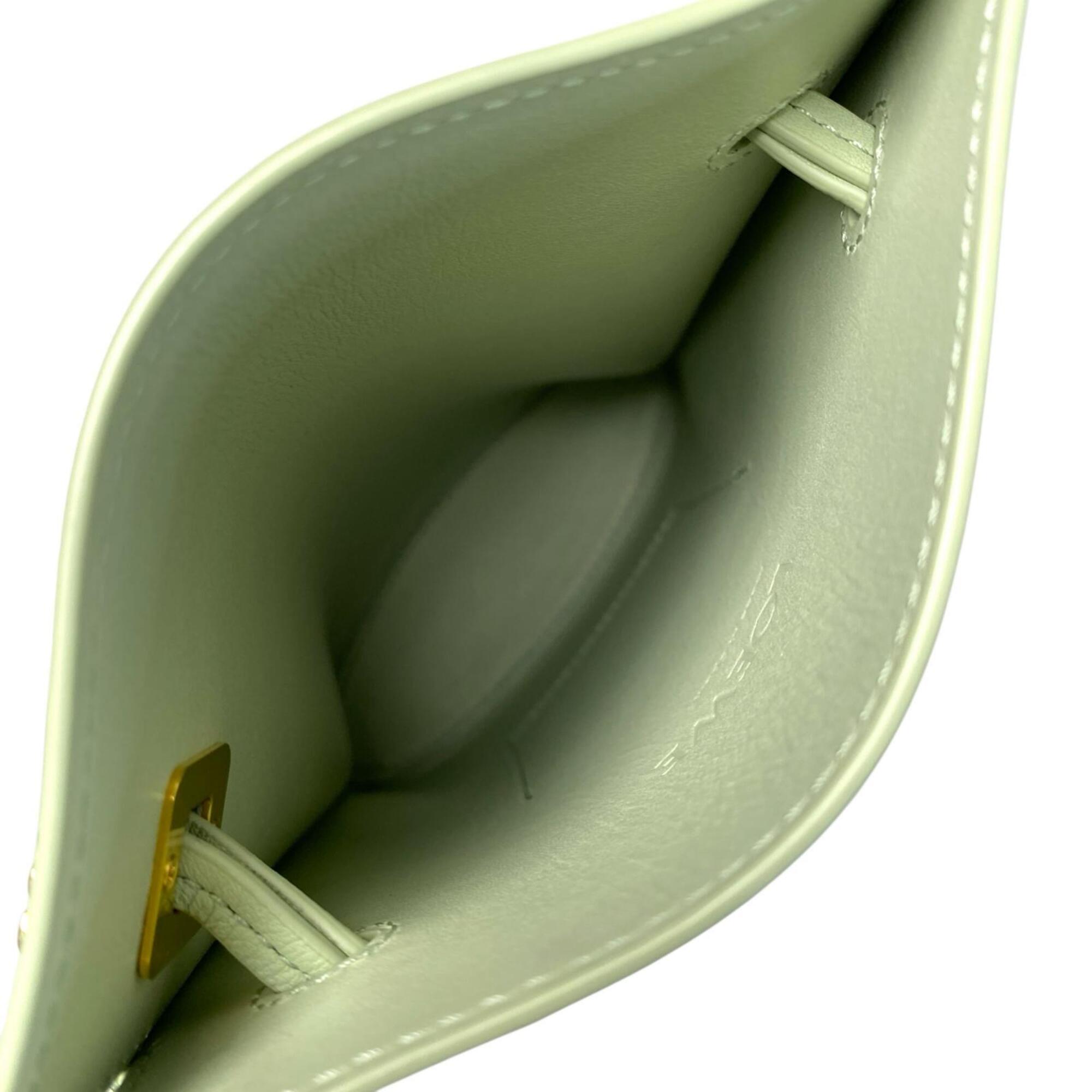 Loewe Light Green Leather Shoulder Bag (Pre-Owned)