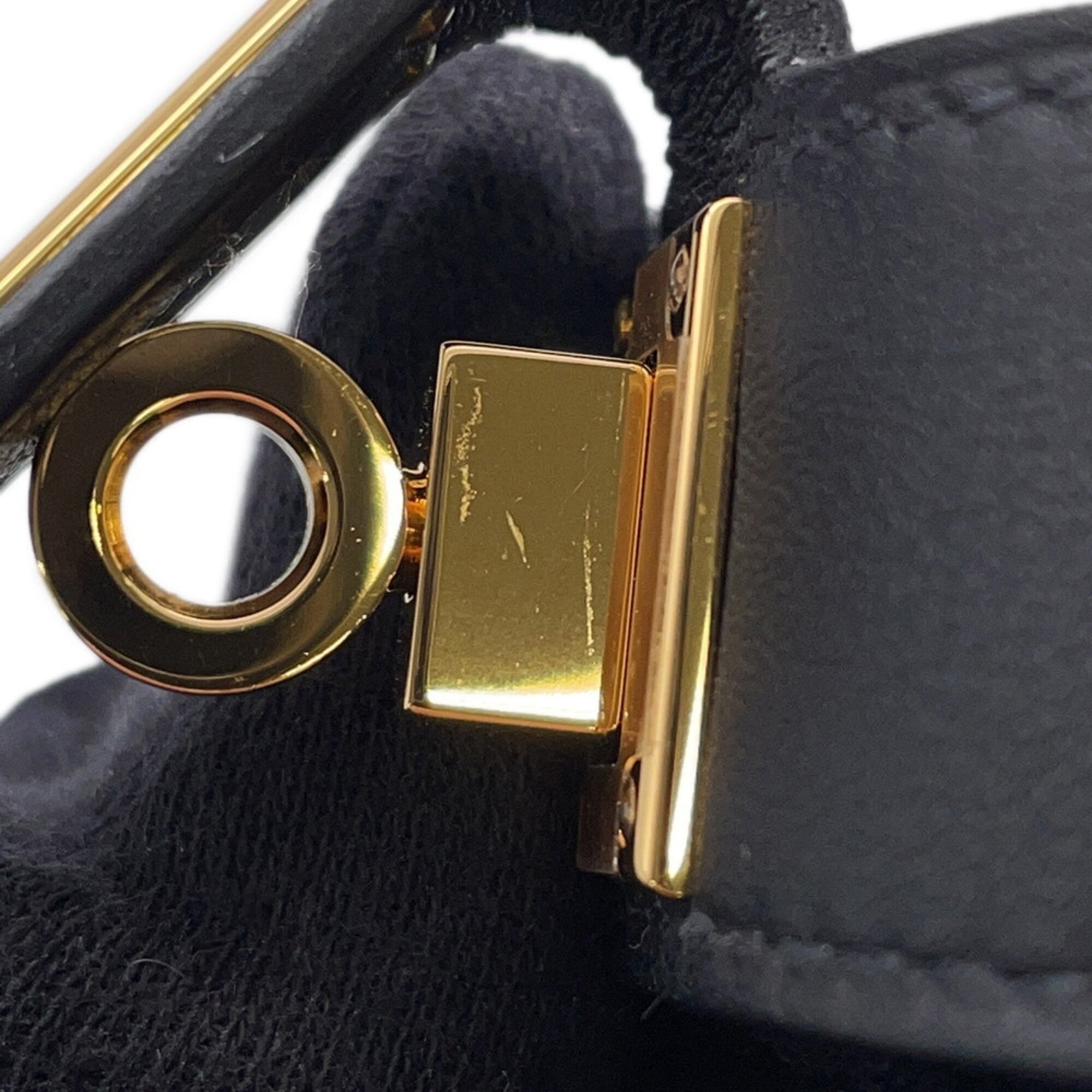 Hermes Kelly Black Swift Leather Charm Bracelet (Pre-Owned)