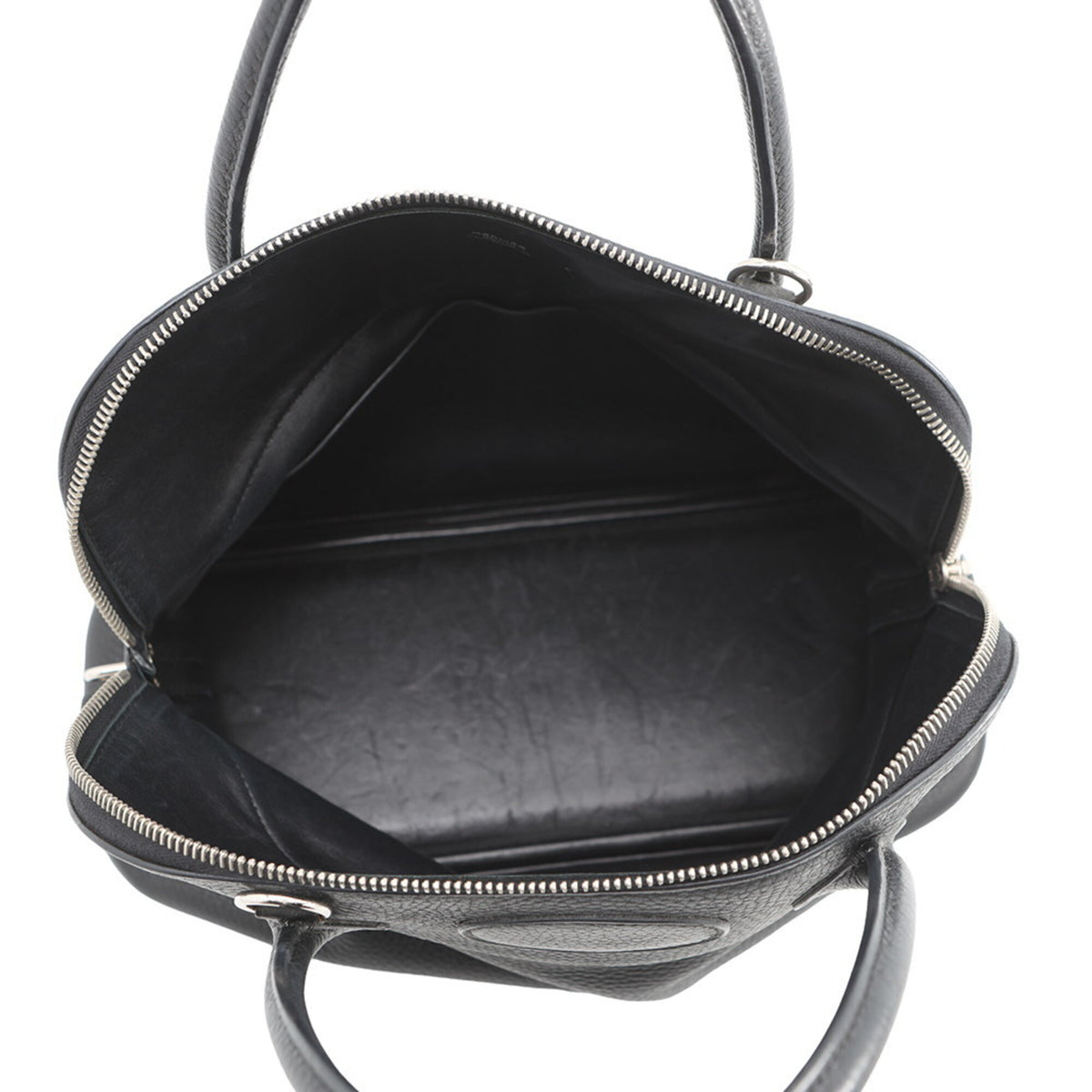 Hermes Bolide Black Taurillon Clemence Leather Handbag (Pre-Owned)