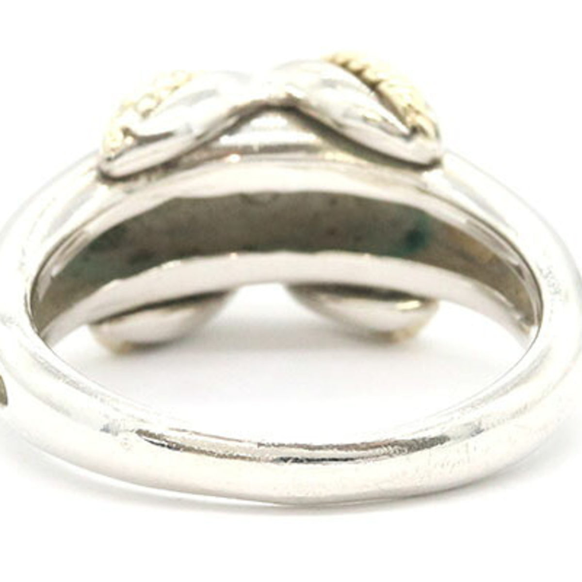Tiffany Yellow Gold (18K) Sterling Silver 925 Band Ring (Pre-Owned)