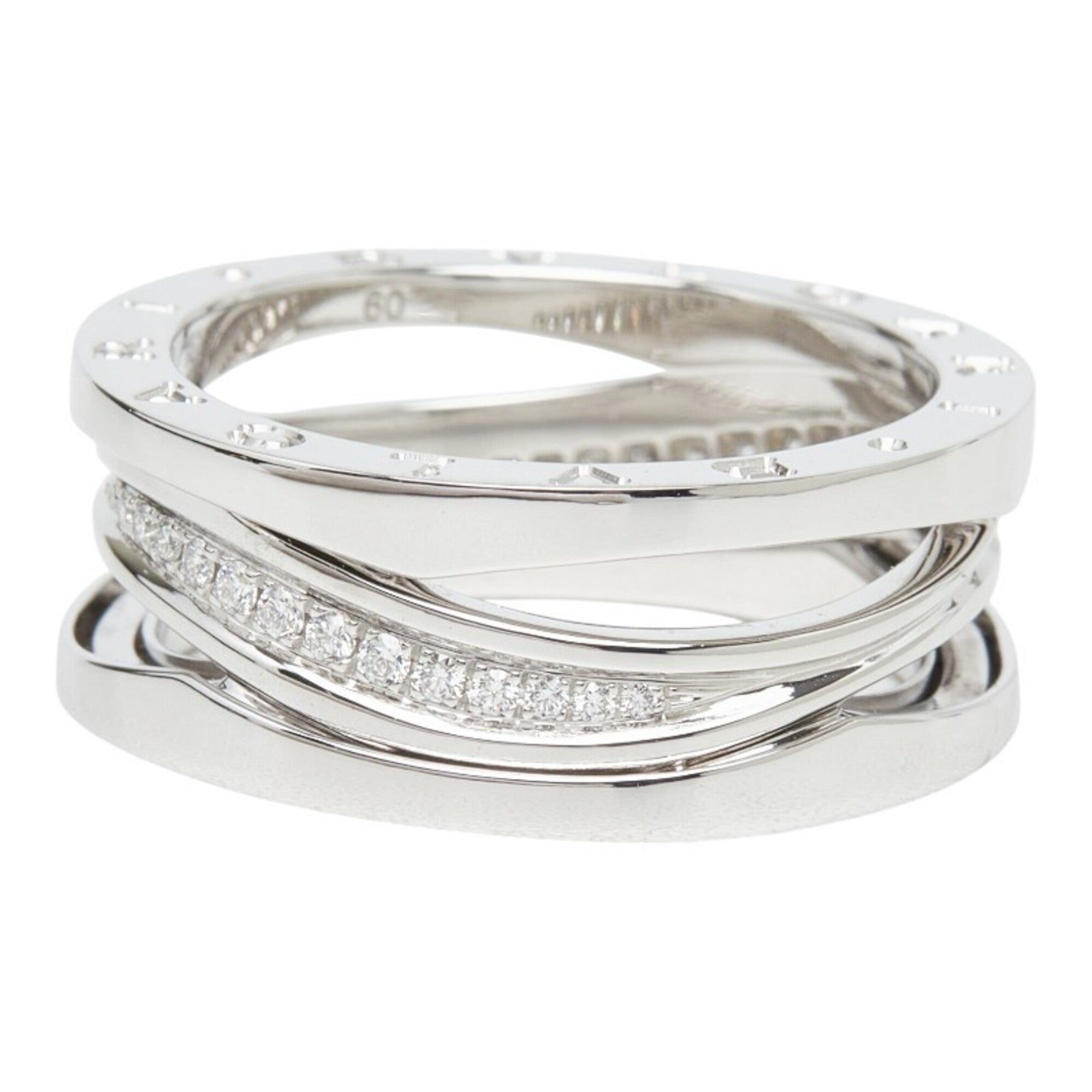 Bvlgari White Gold (18K) Band Ring (Pre-Owned)
