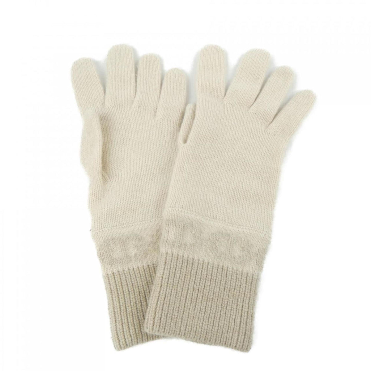 Hermes Beige Cashmere Warm Gloves (Pre-Owned)