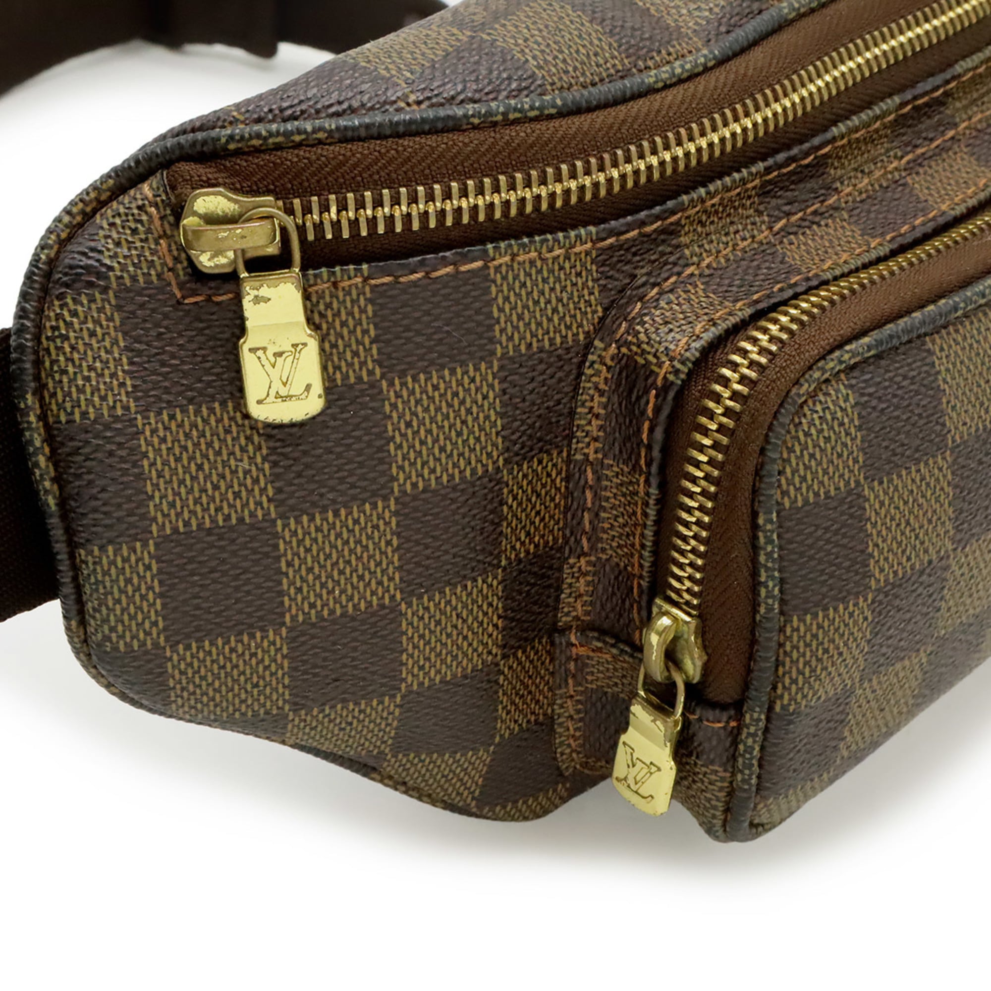 Louis Vuitton Brown Damier Canvas Pvc Fanny Pack Pouch (Pre-Owned)