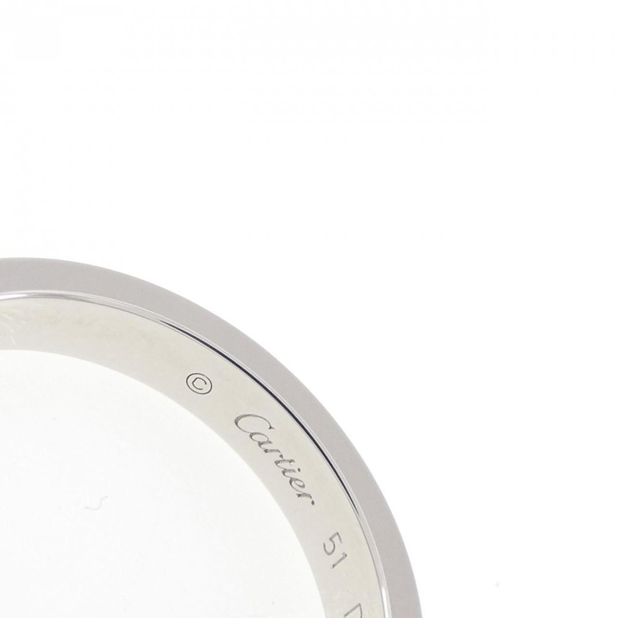 Cartier Platinum Platinum 950 Band Ring (Pre-Owned)