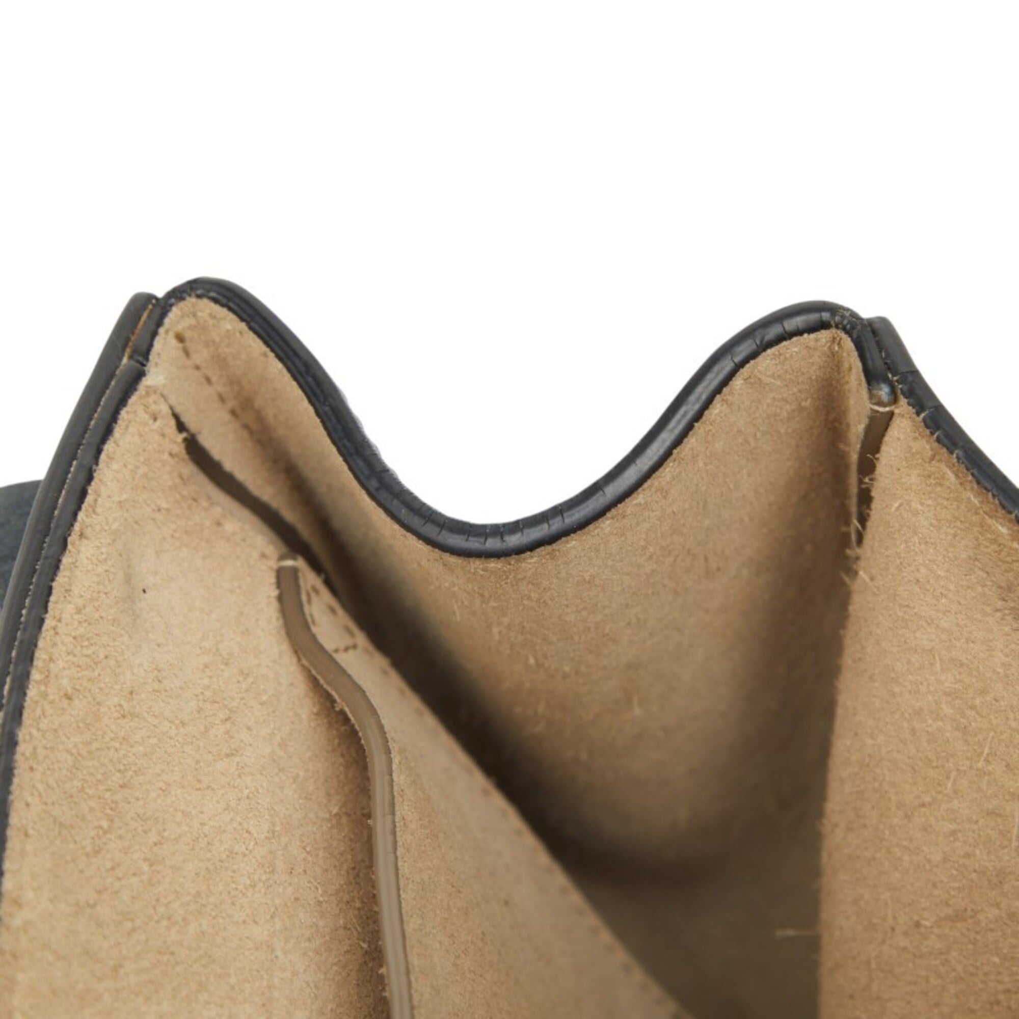 Chloé Drew Gray Suede Leather Shoulder Bag (Pre-Owned)