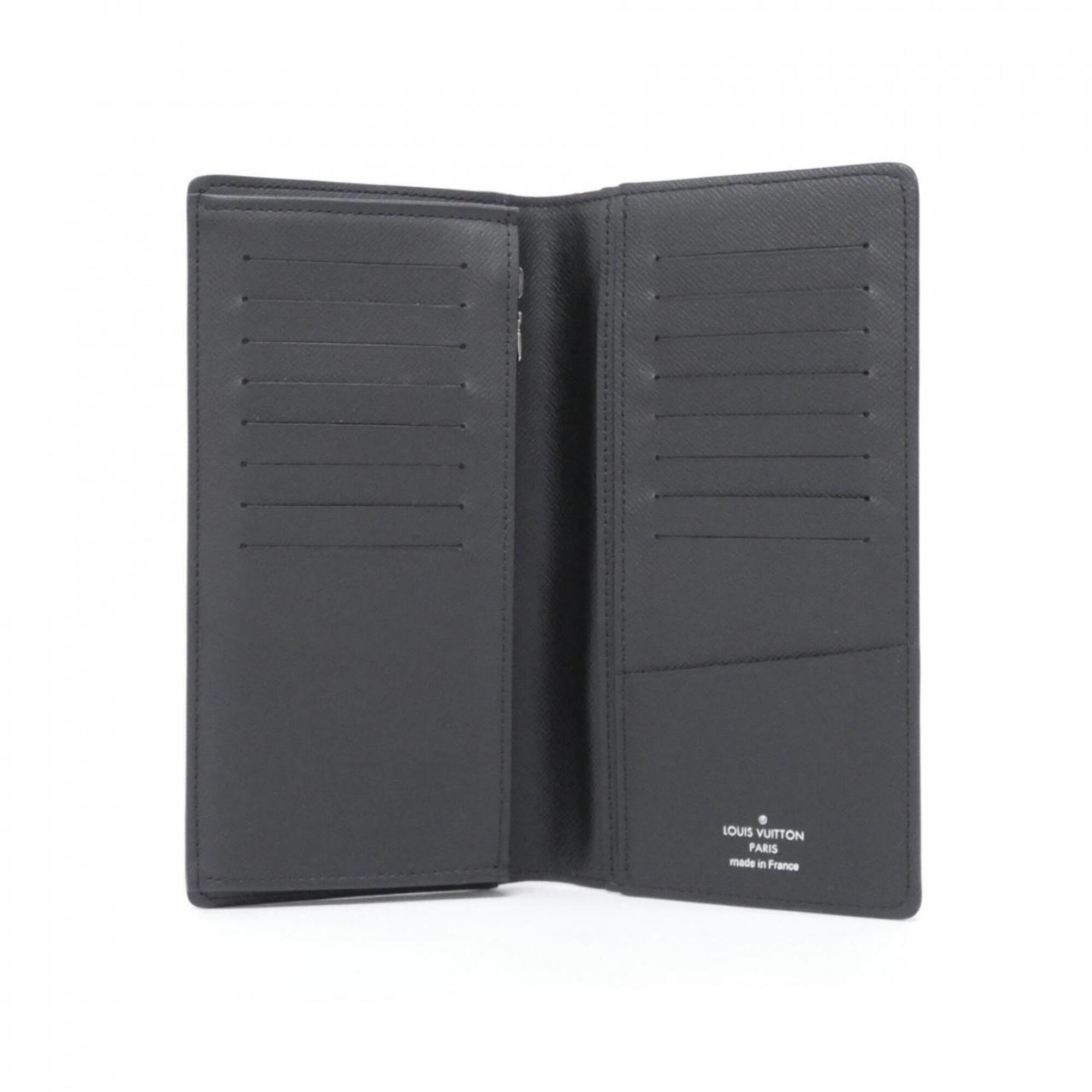 Louis Vuitton Monogram Eclipse Black Coated Canvas Long Wallet (Bi-Fold) (Pre-Owned)