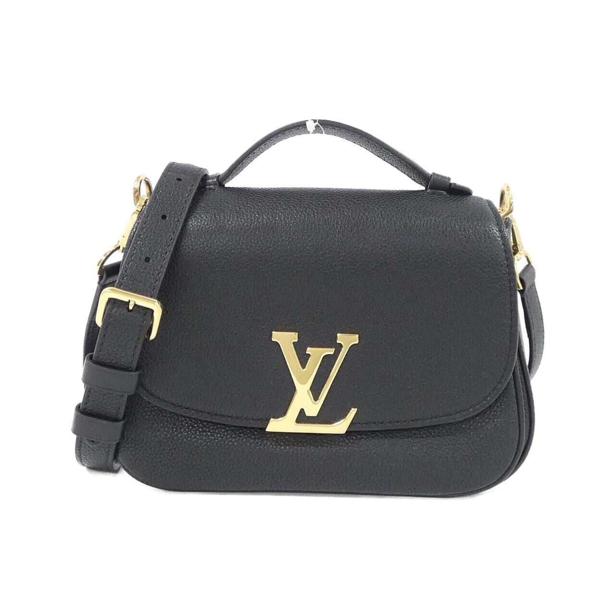 Louis Vuitton Taurillon Black Leather Shoulder Bag (Pre-Owned)