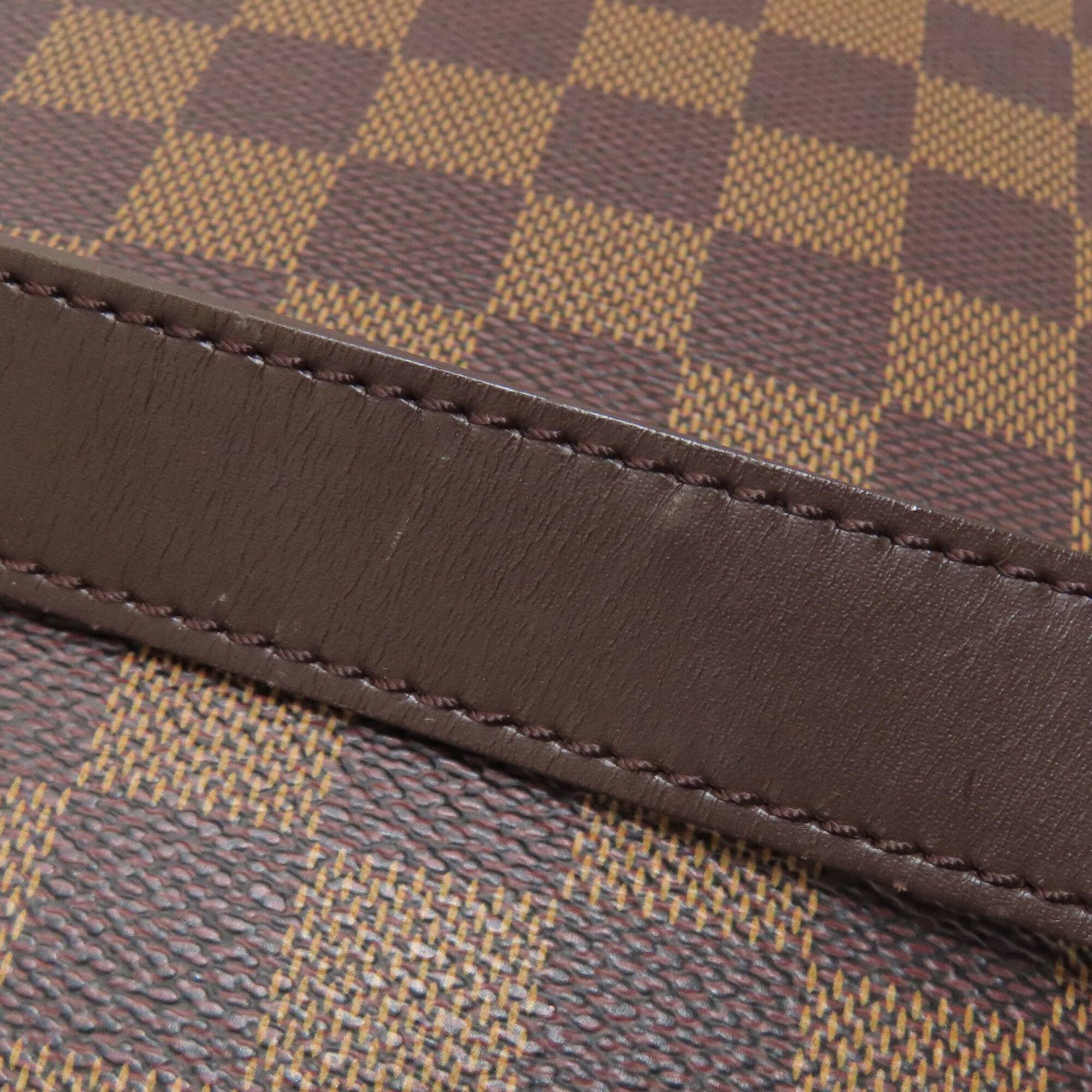 Louis Vuitton Brown Damier Canvas Ebene Damier Canvas Shoulder Bag (Pre-Owned)