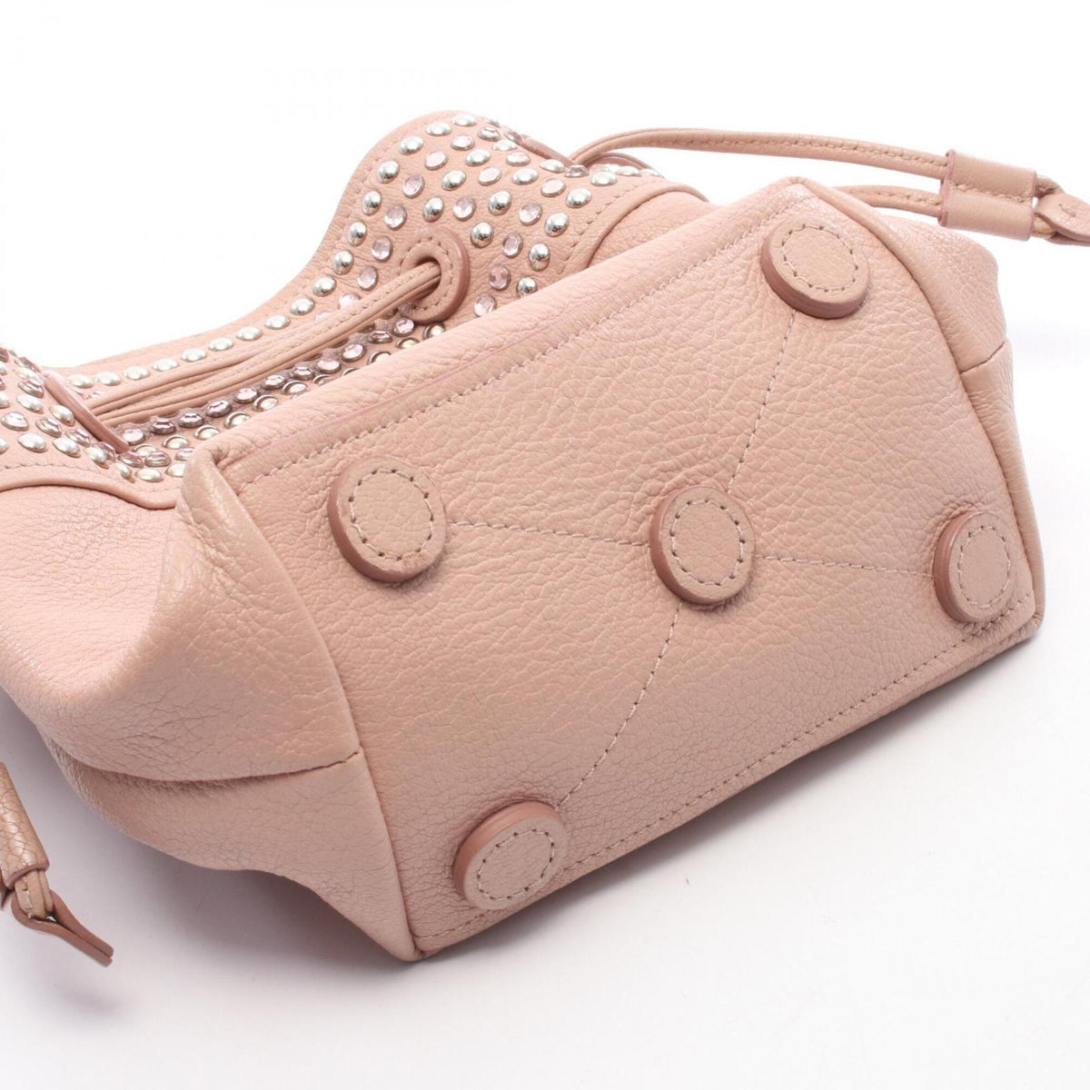 Miu Miu Pink Leather Handbag Shoulder Bag (Pre-Owned)
