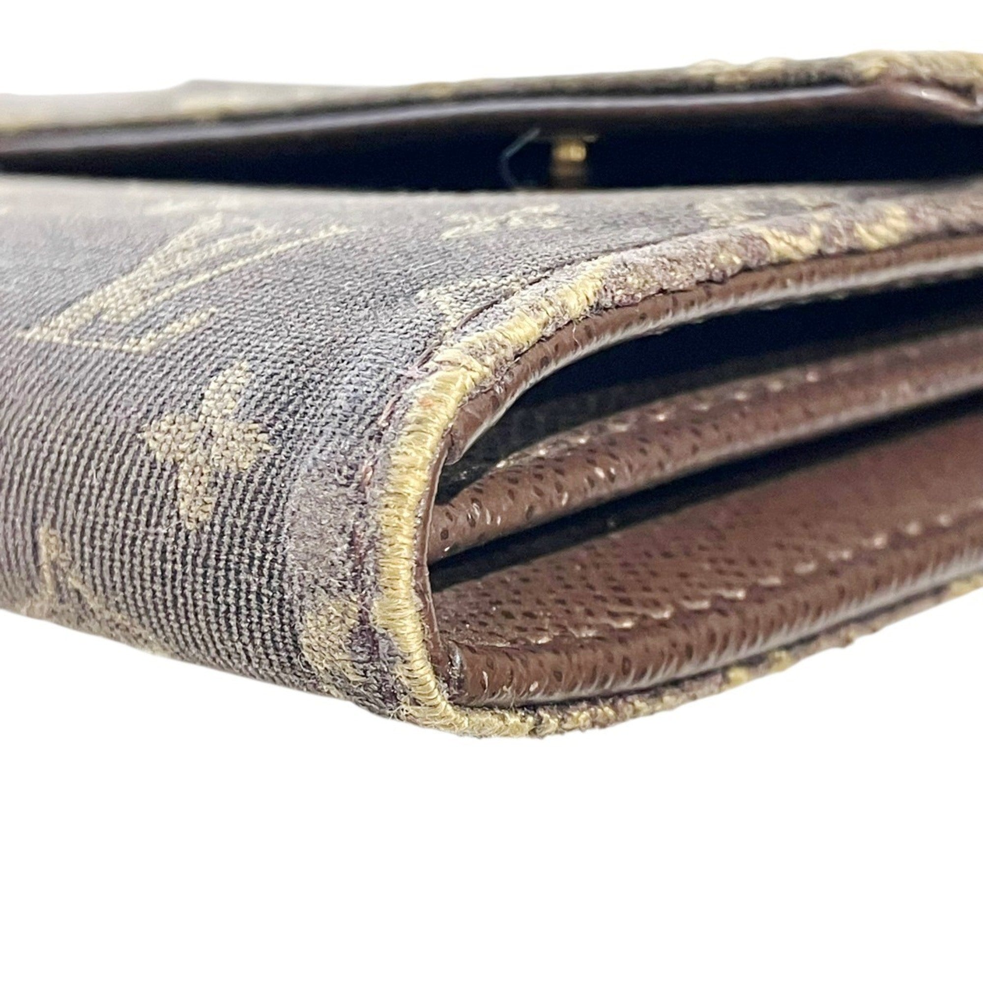 Louis Vuitton Ebene Galle Canvas Coin Purse/Coin Case (Pre-Owned)