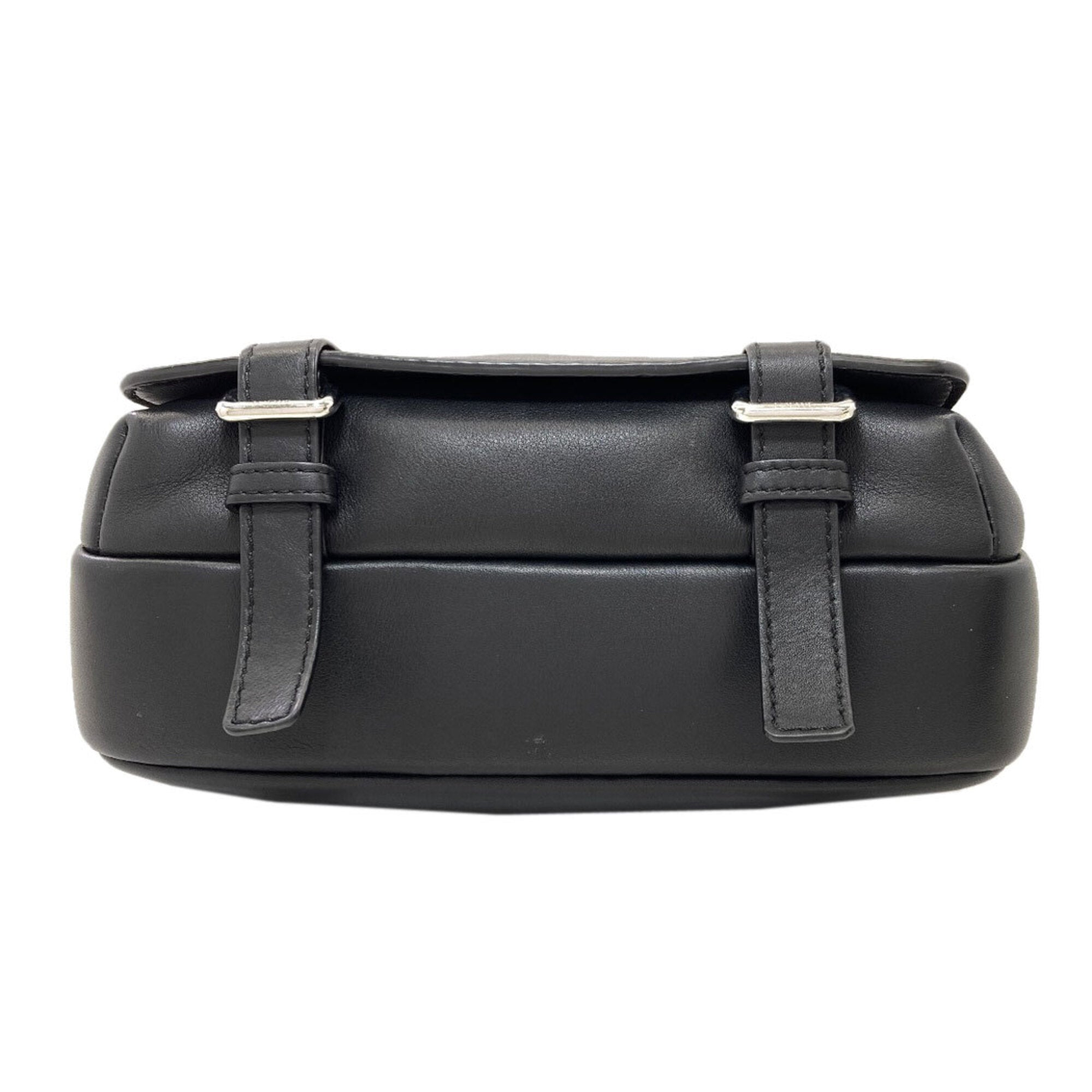 Loewe Black Leather Shoulder Bag (Pre-Owned)