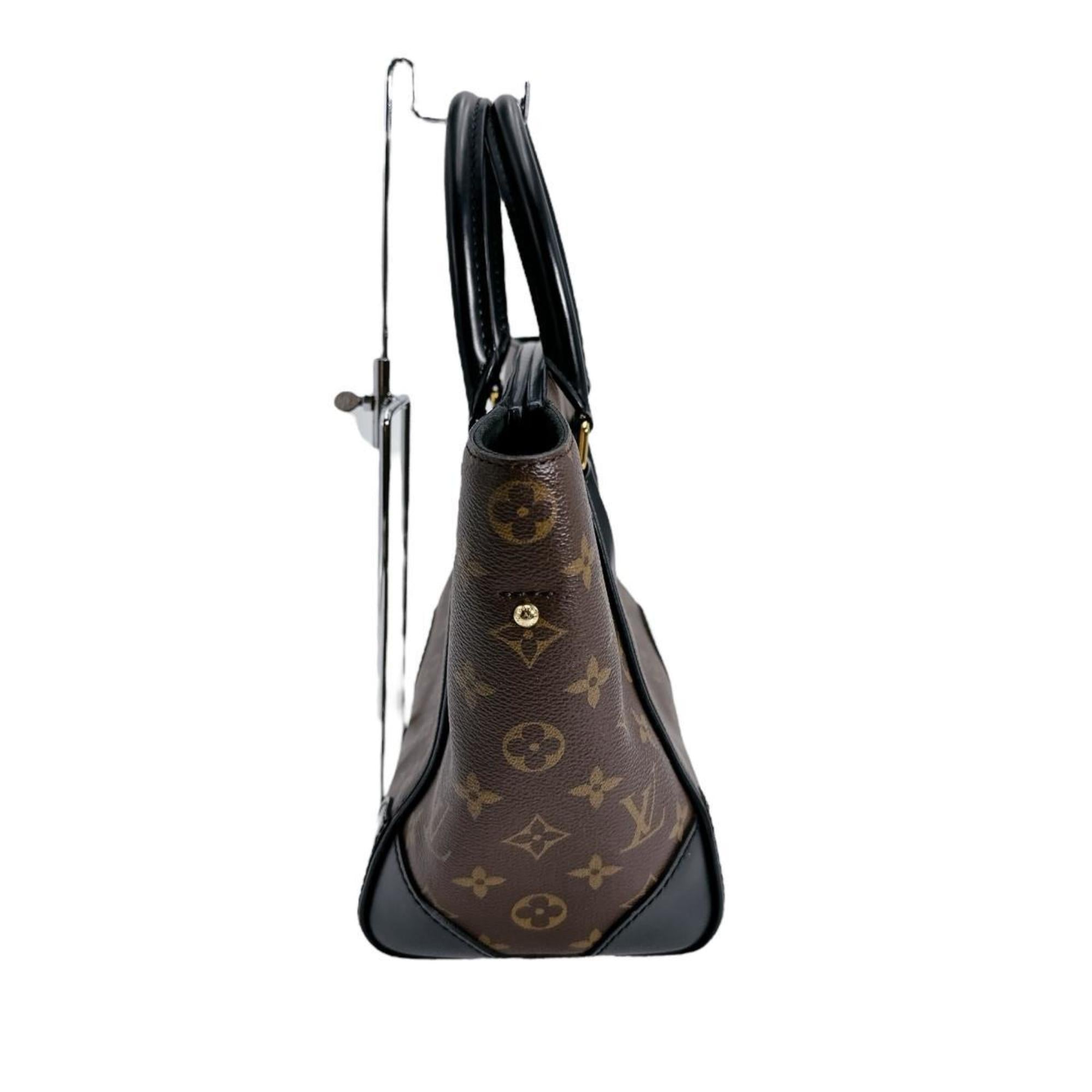 Louis Vuitton Brown Monogram Canvas Handbag (Pre-Owned)