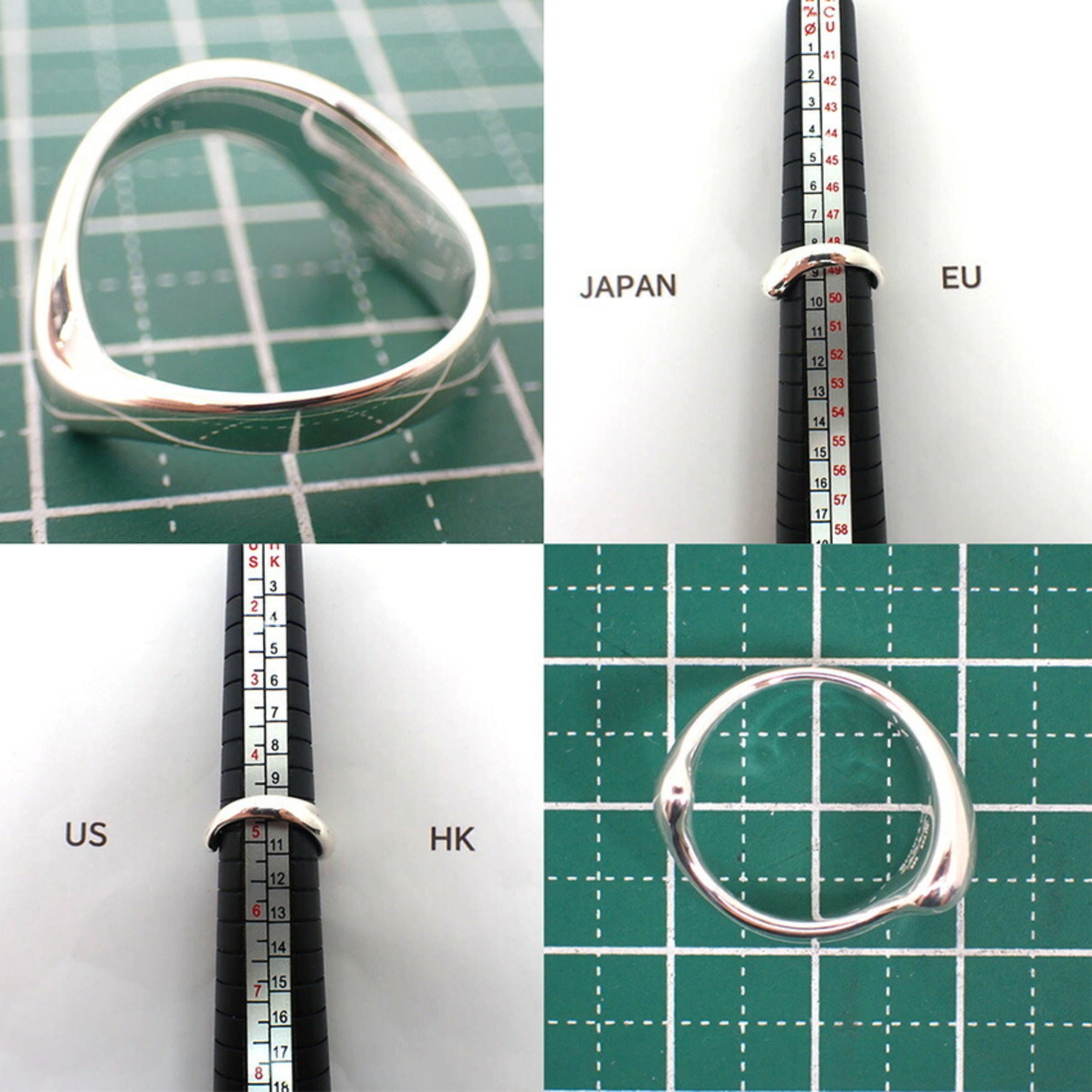 Tiffany Sterling Silver 925 Band Ring (Pre-Owned)