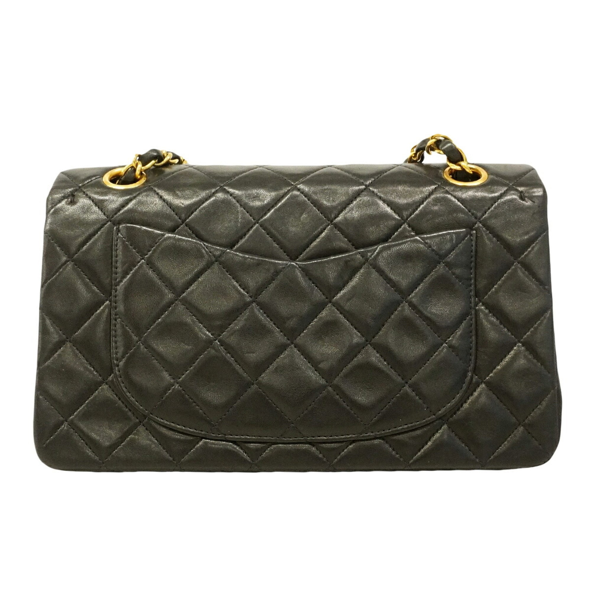 Chanel Black Leather Shoulder Bag (Pre-Owned)