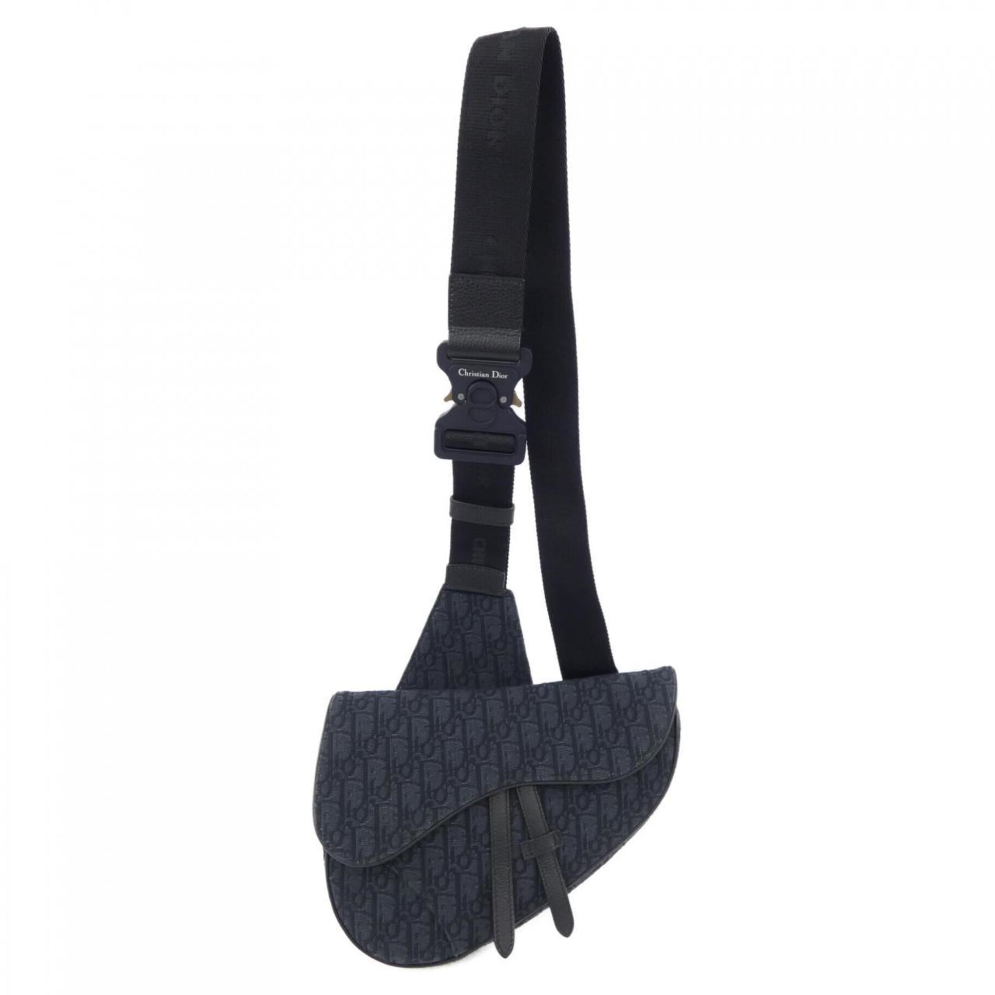 Christian Dior Black Navy Handbag (Pre-Owned)