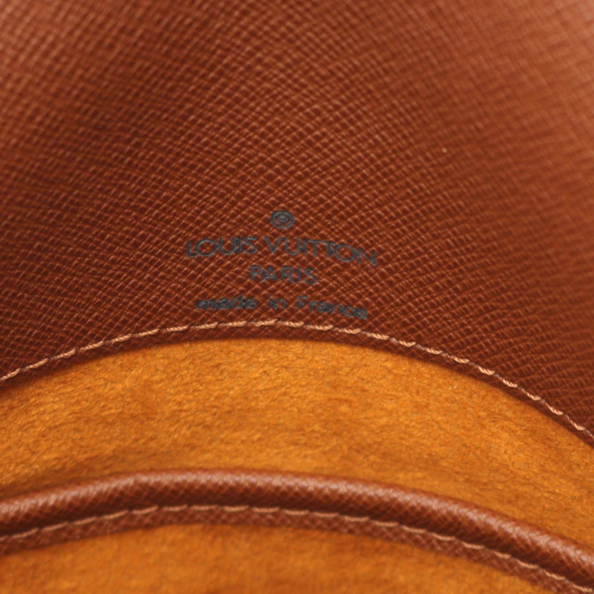 Louis Vuitton Monogram Brown Coated Canvas Leather Shoulder Bag (Pre-Owned)