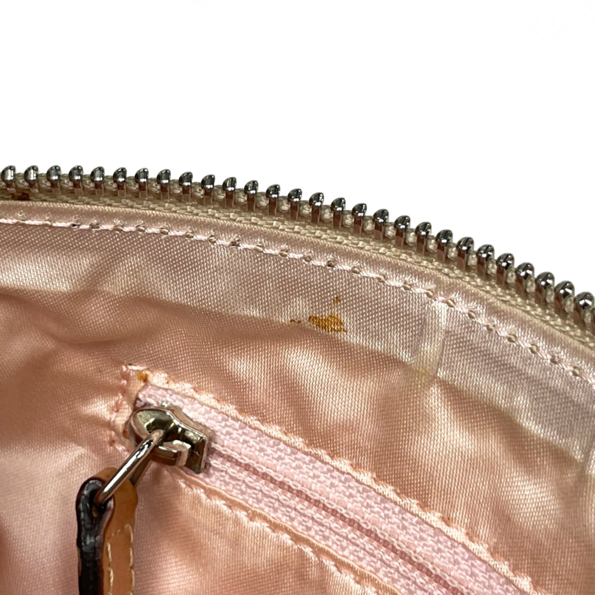 Christian Dior Brown White Coated Canvas Leather Shoulder Bag (Pre-Owned)
