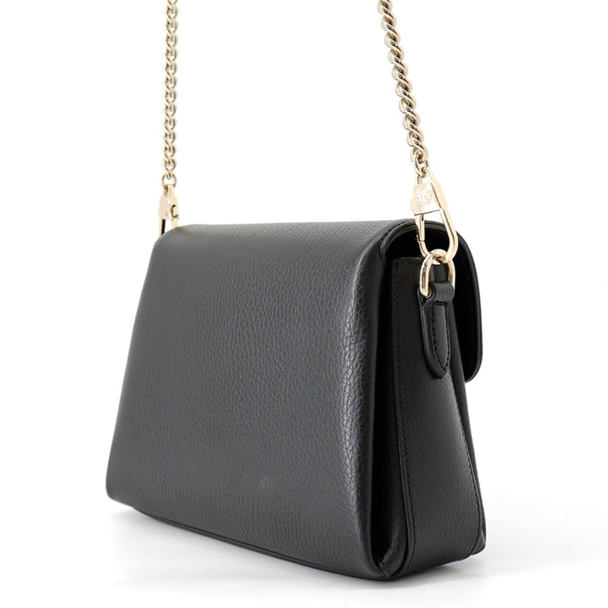 Gucci Black Leather Handbag Shoulder Bag (Pre-Owned)