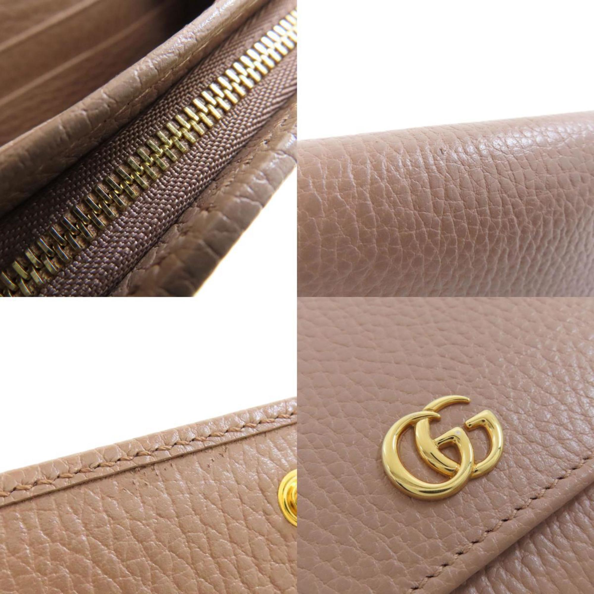 Gucci Beige Leather Wallet (Bi-Fold) (Pre-Owned)