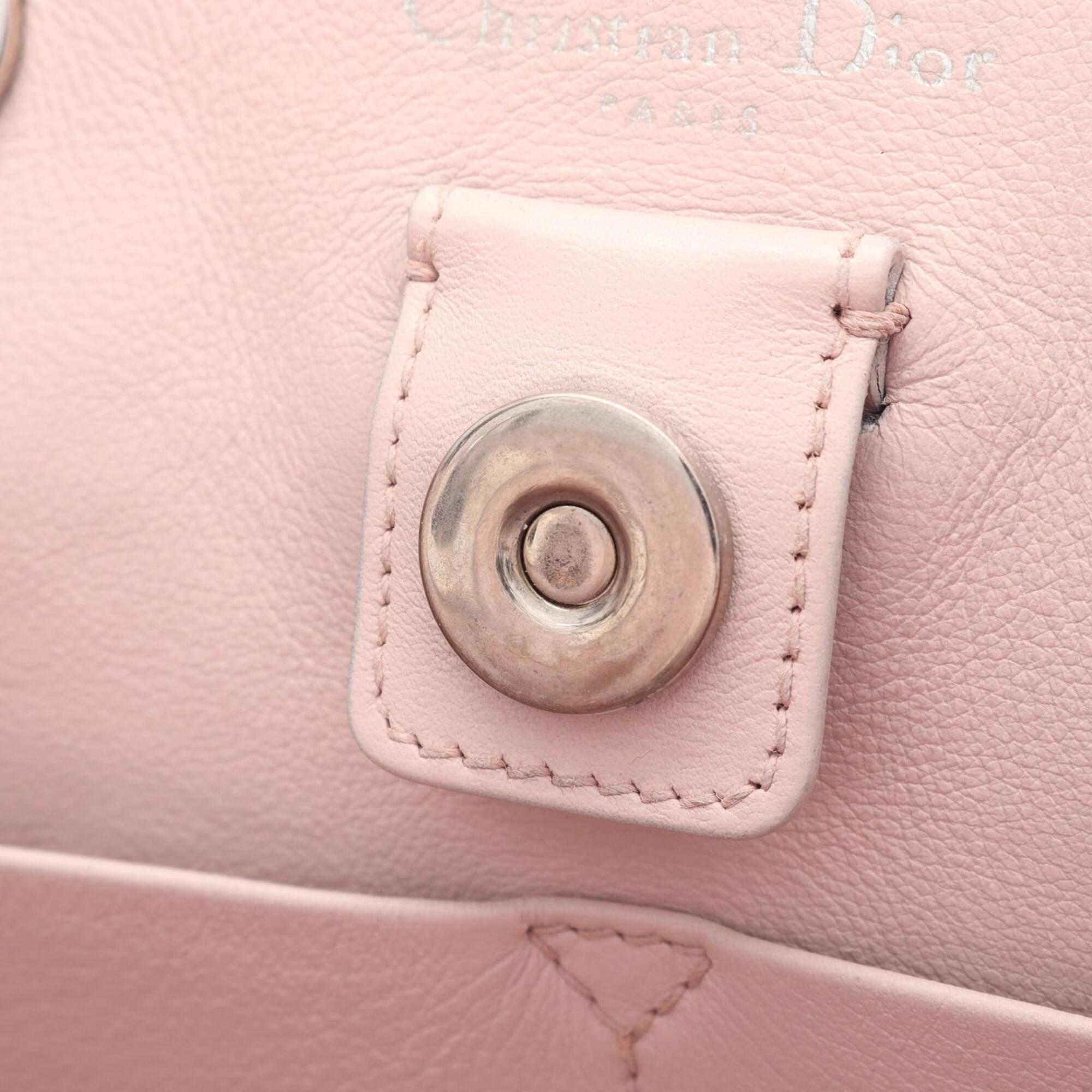 Christian Dior Black Leather Handbag Pouch (Pre-Owned)