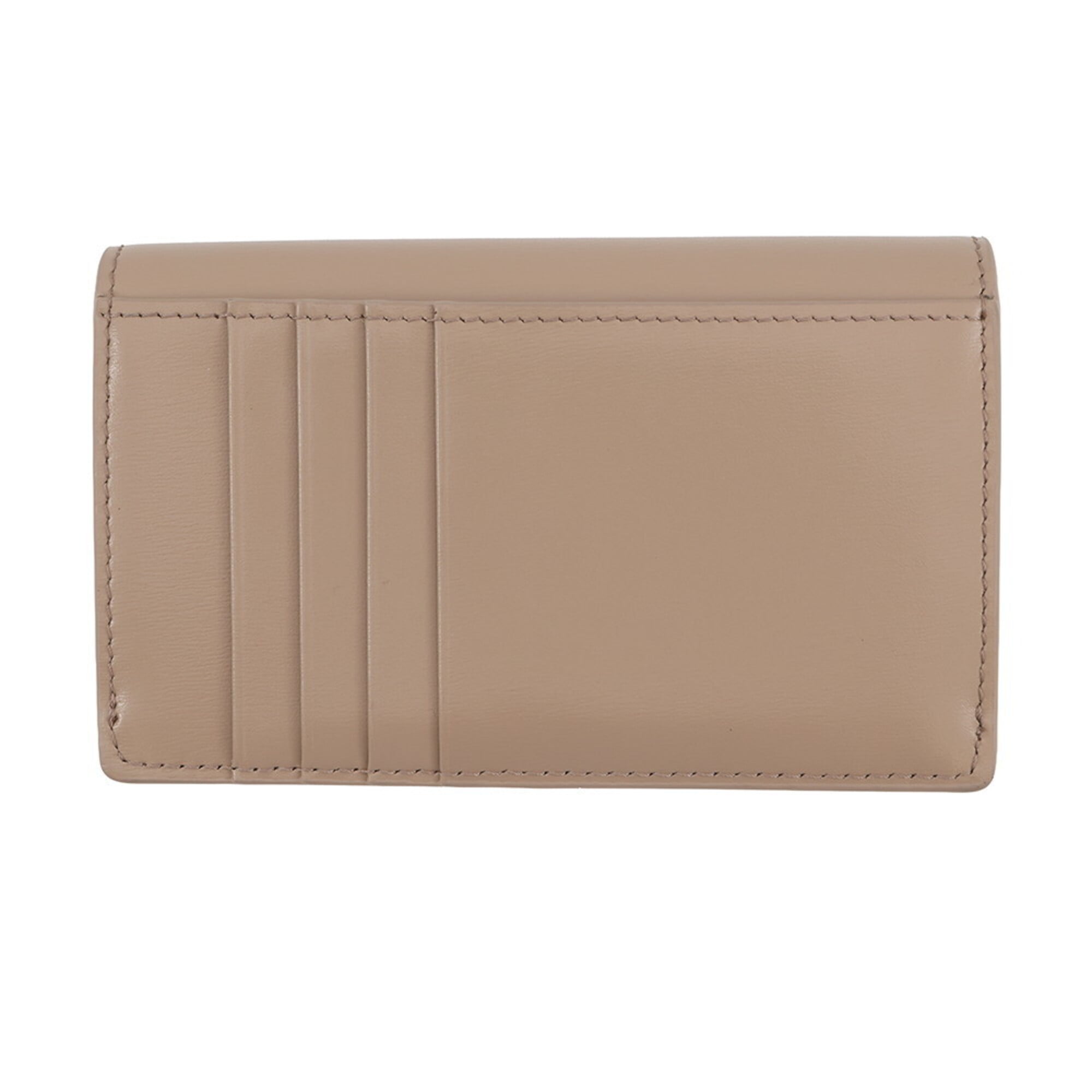 Celine Beige Leather Coin Purse/Coin Case (Pre-Owned)