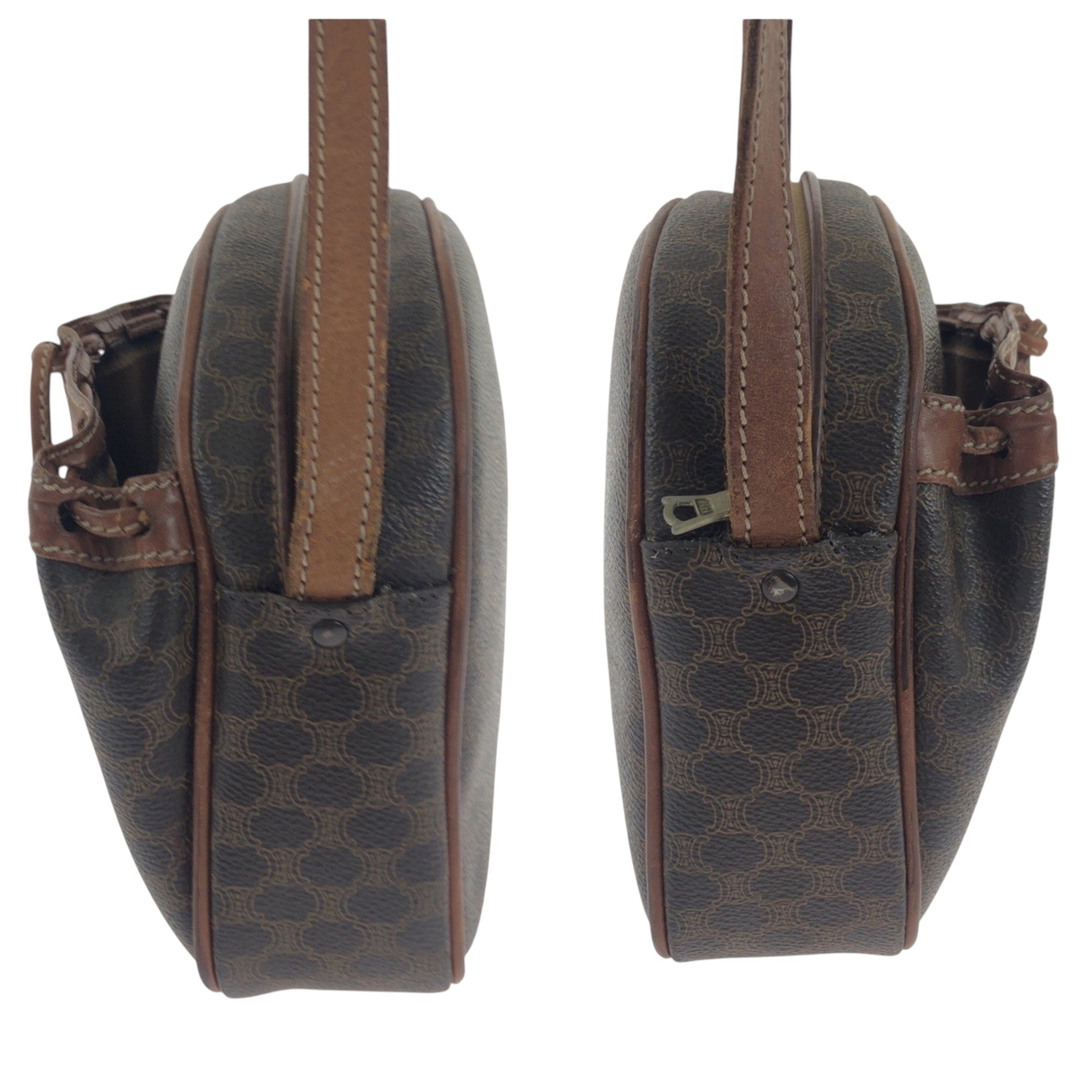 Celine Brown Pvc Pochette Shoulder Bag (Pre-Owned)