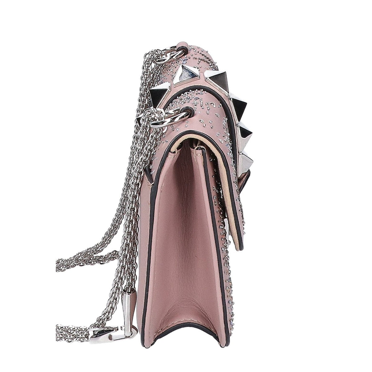 Valentino Silver Leather Shoulder Bag (Pre-Owned)