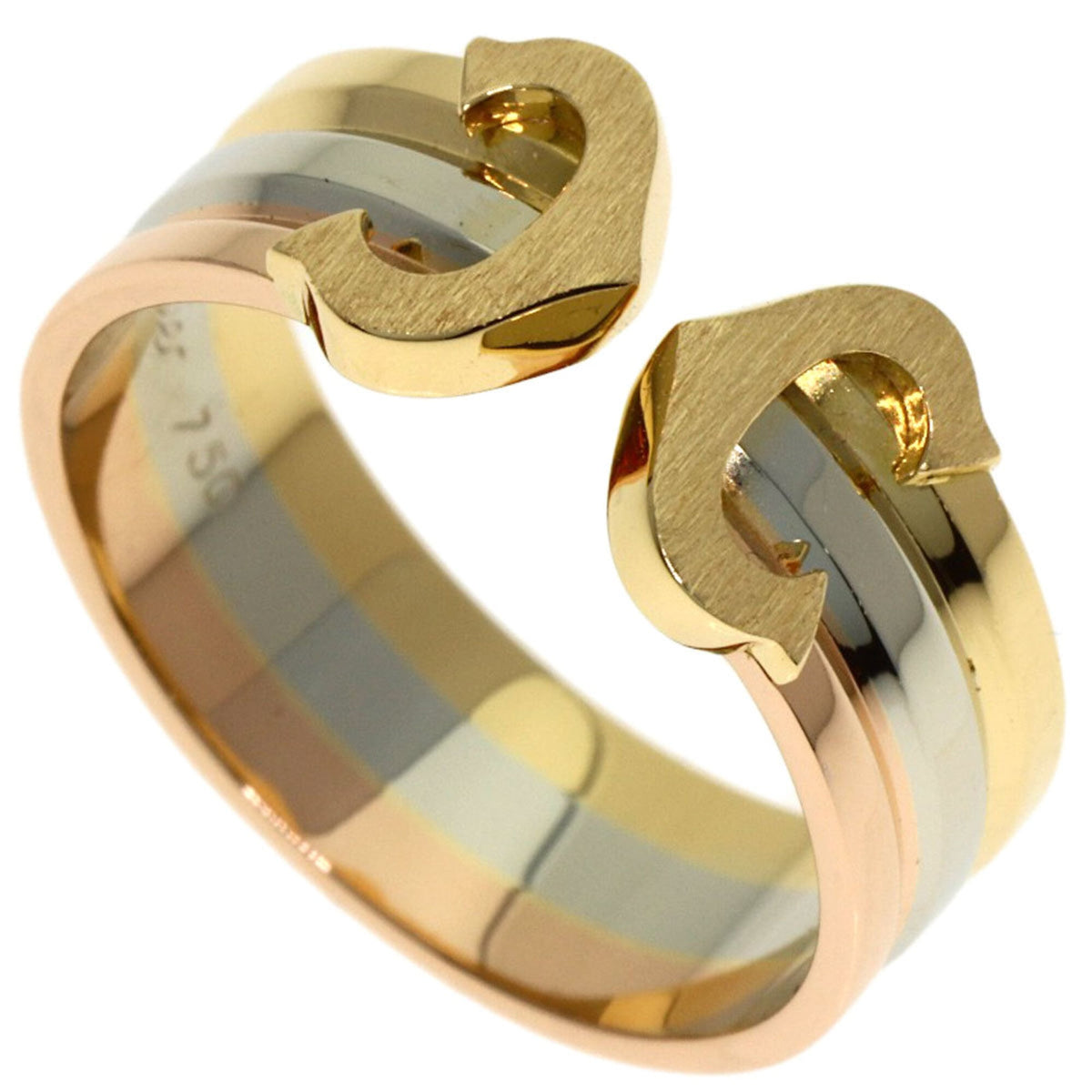 Cartier Yellow Gold (18K) Pink Gold (18K) White Gold (18K) Band Ring (Pre-Owned)