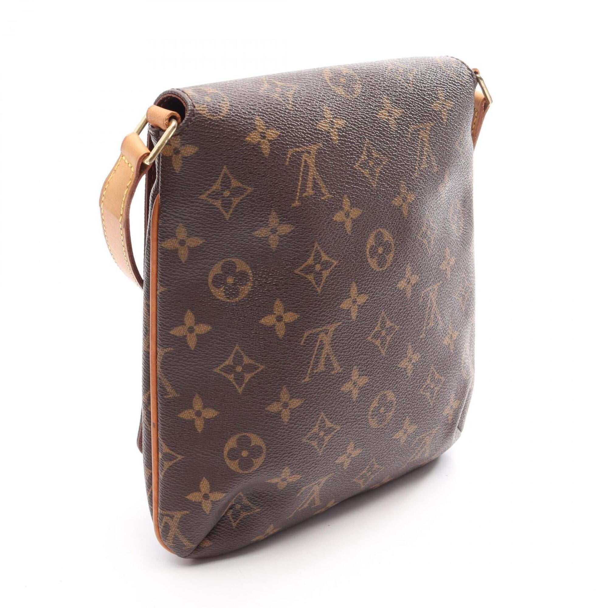 Louis Vuitton Brown Pvc Leather Handbag Shoulder Bag (Pre-Owned)