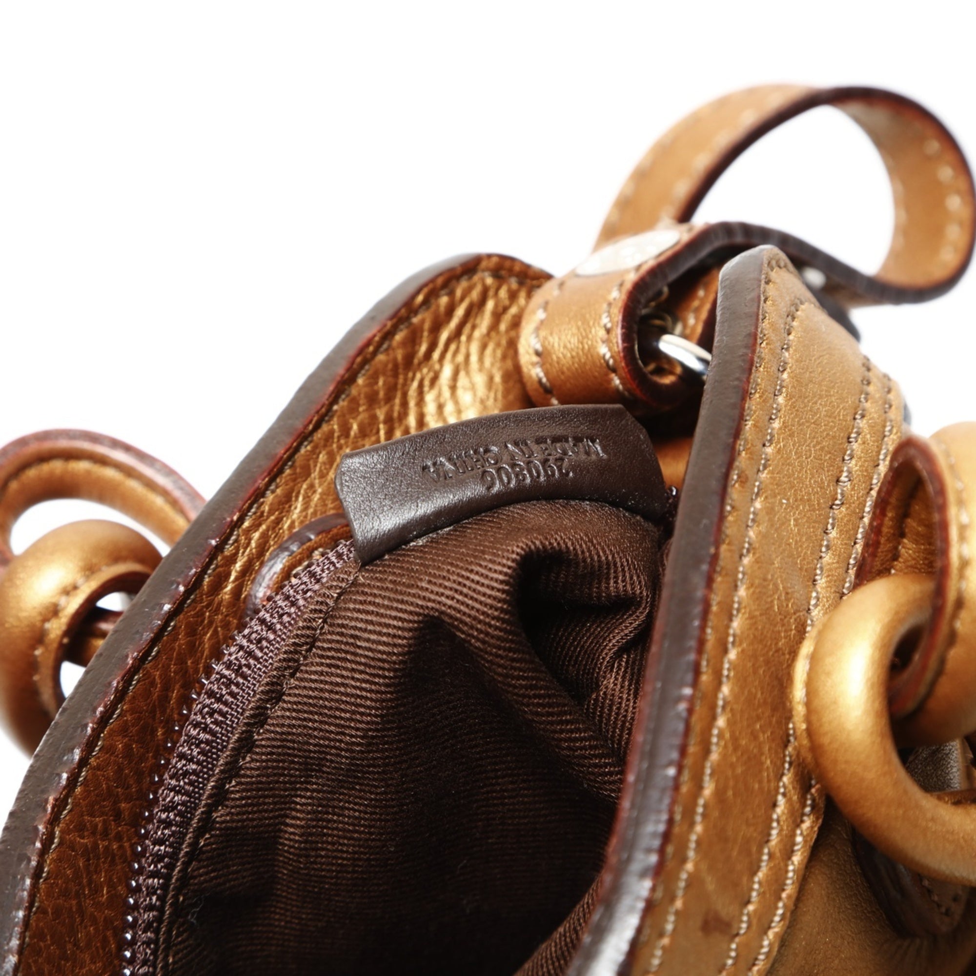 Loewe Gold Leather Tote Bag (Pre-Owned)