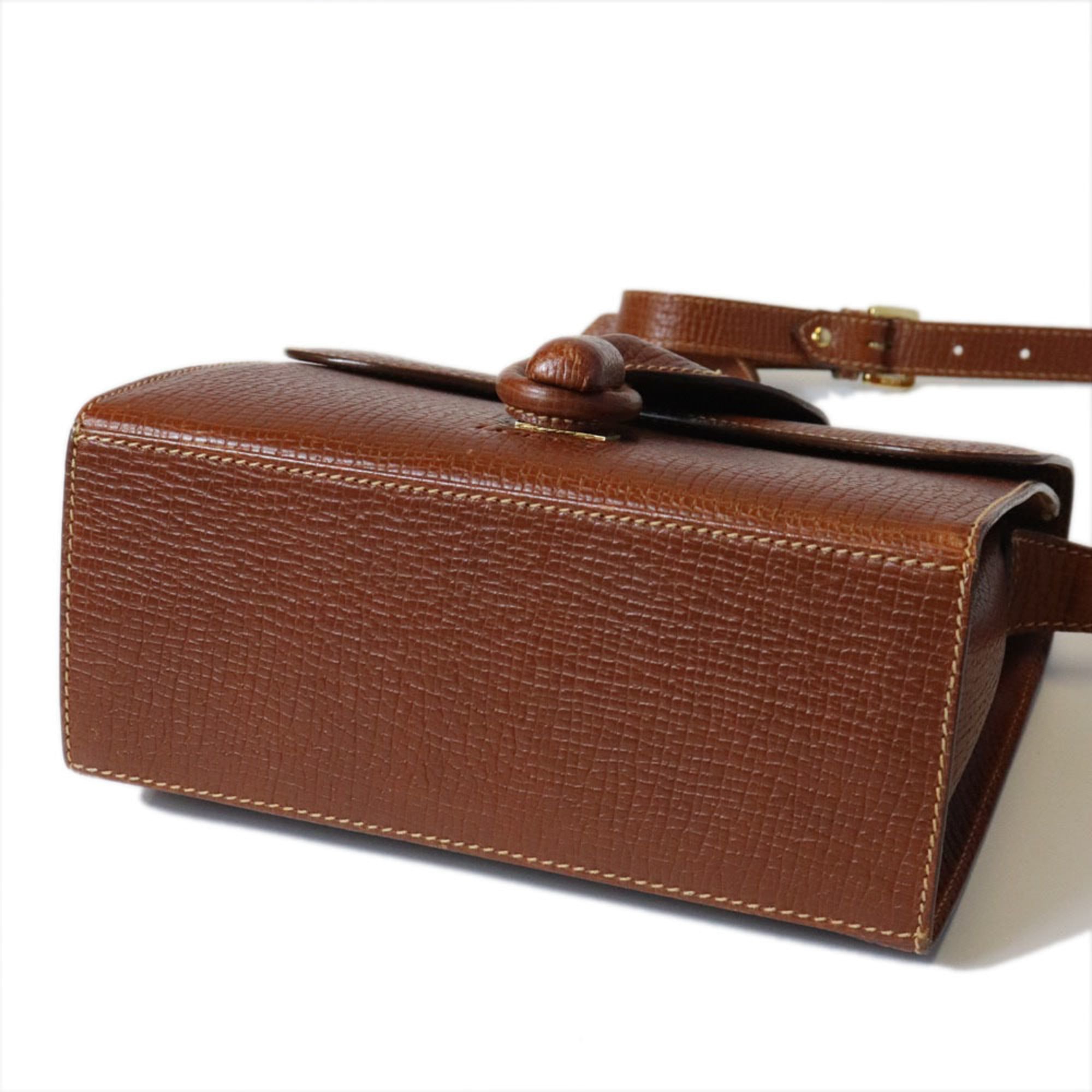 Loewe Brown Leather Shoulder Bag (Pre-Owned)