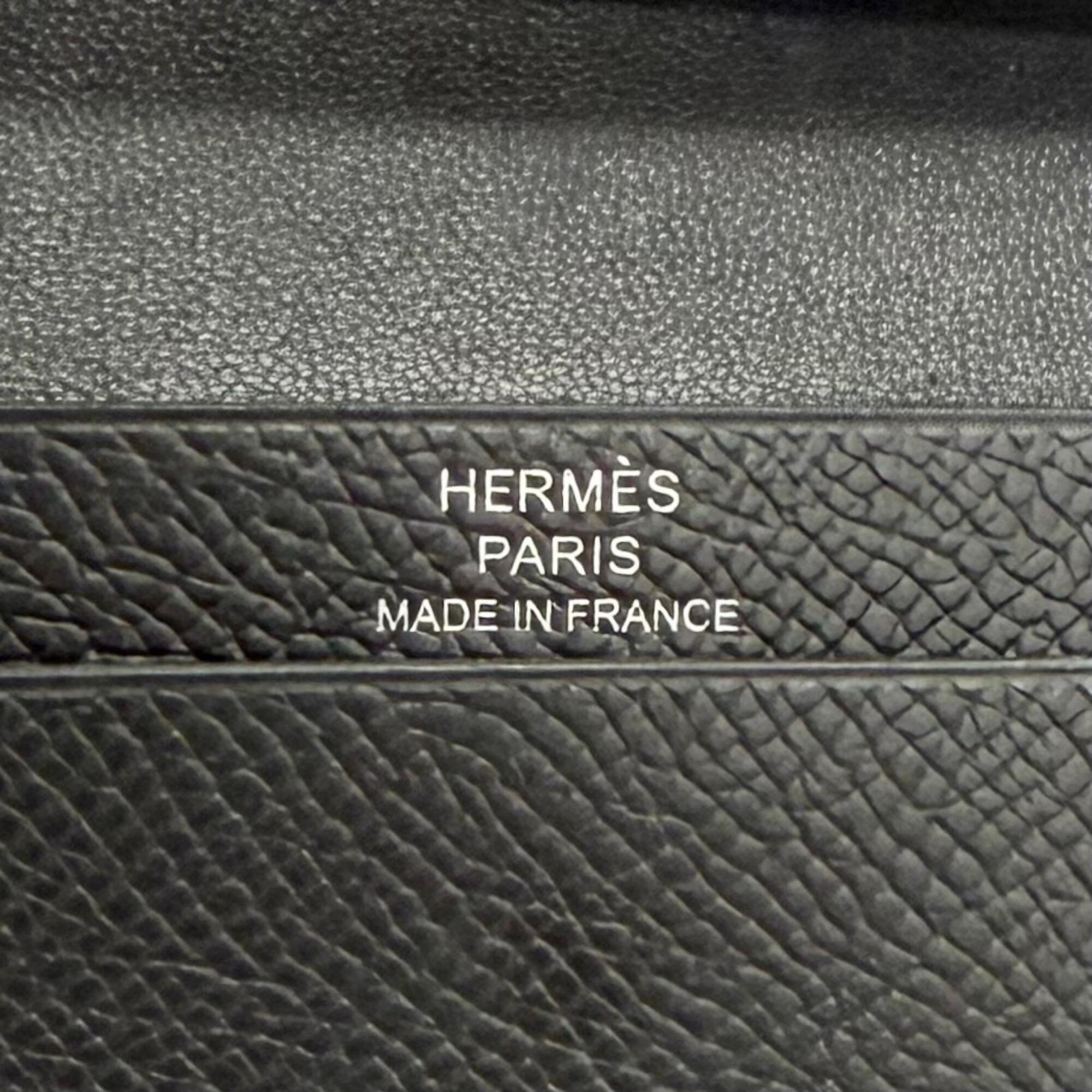 Hermes Black Epsom Leather Wallet (Bi-Fold) (Pre-Owned)