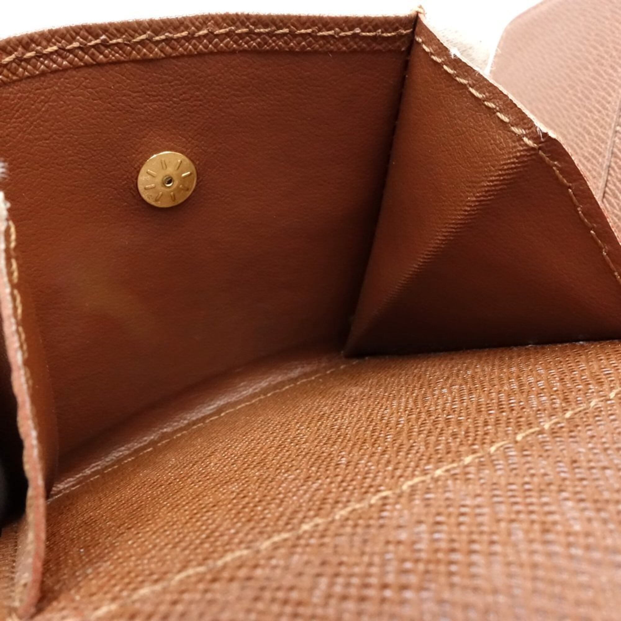 Louis Vuitton Brown Monogram Canvas Wallet (Bi-Fold) (Pre-Owned)