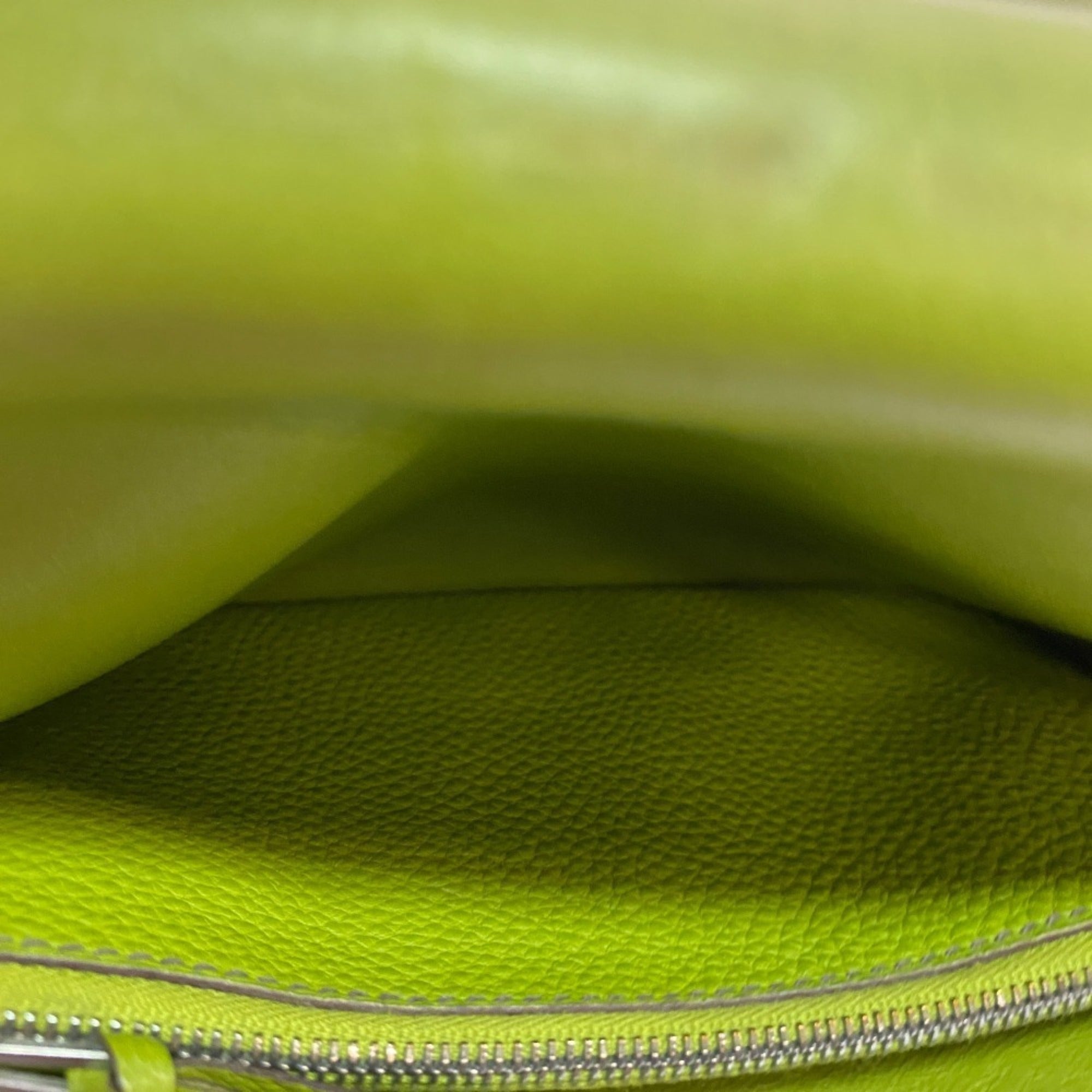 Hermes Green Taurillon Clemence Leather Long Wallet (Bi-Fold) (Pre-Owned)