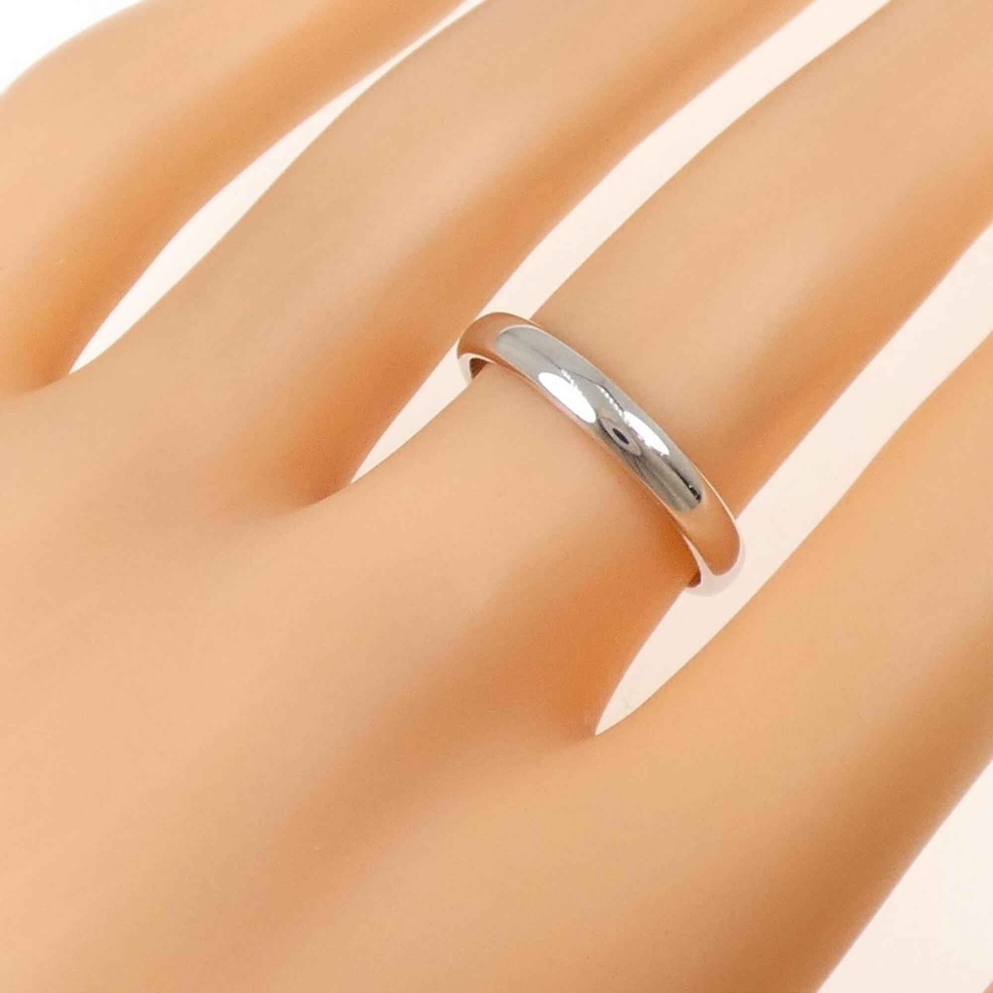 Tiffany Platinum Platinum 950 Band Ring (Pre-Owned)