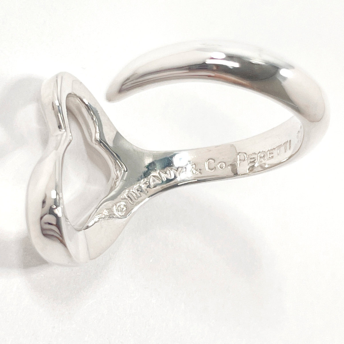 Tiffany Silver Silver 925 Band Ring (Pre-Owned)