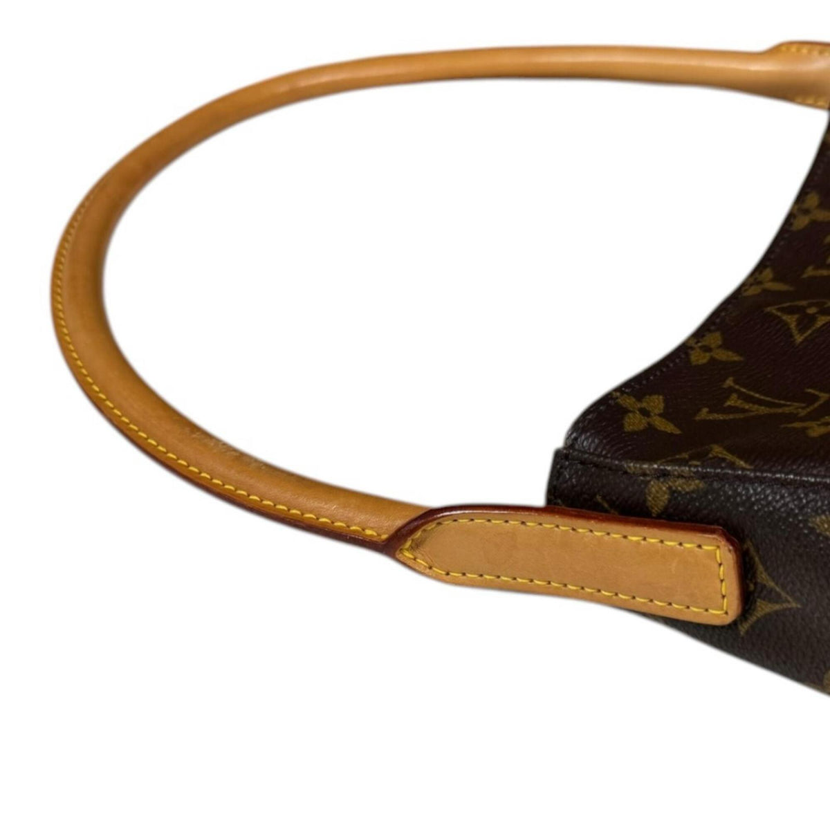 Louis Vuitton Brown Monogram Canvas Shoulder Bag (Pre-Owned)