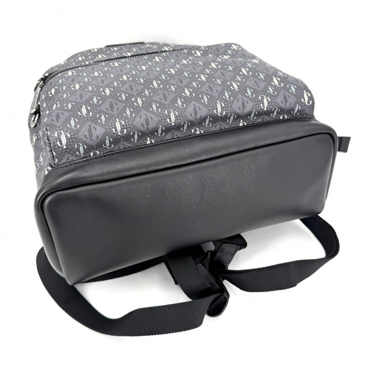 Jimmy Choo Gray Leather Backpack (Pre-Owned)
