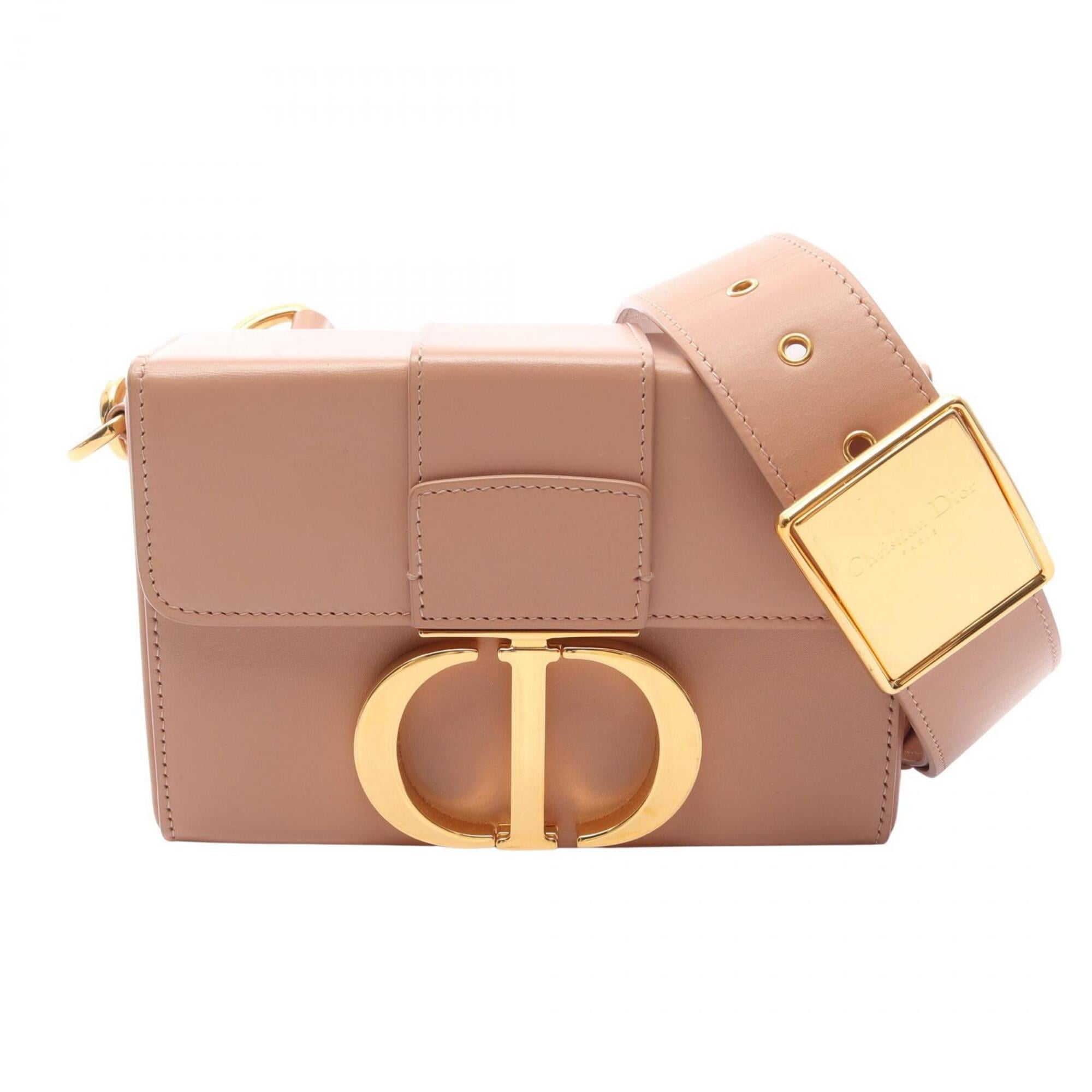 Christian Dior Pink Leather Handbag Shoulder Bag (Pre-Owned)