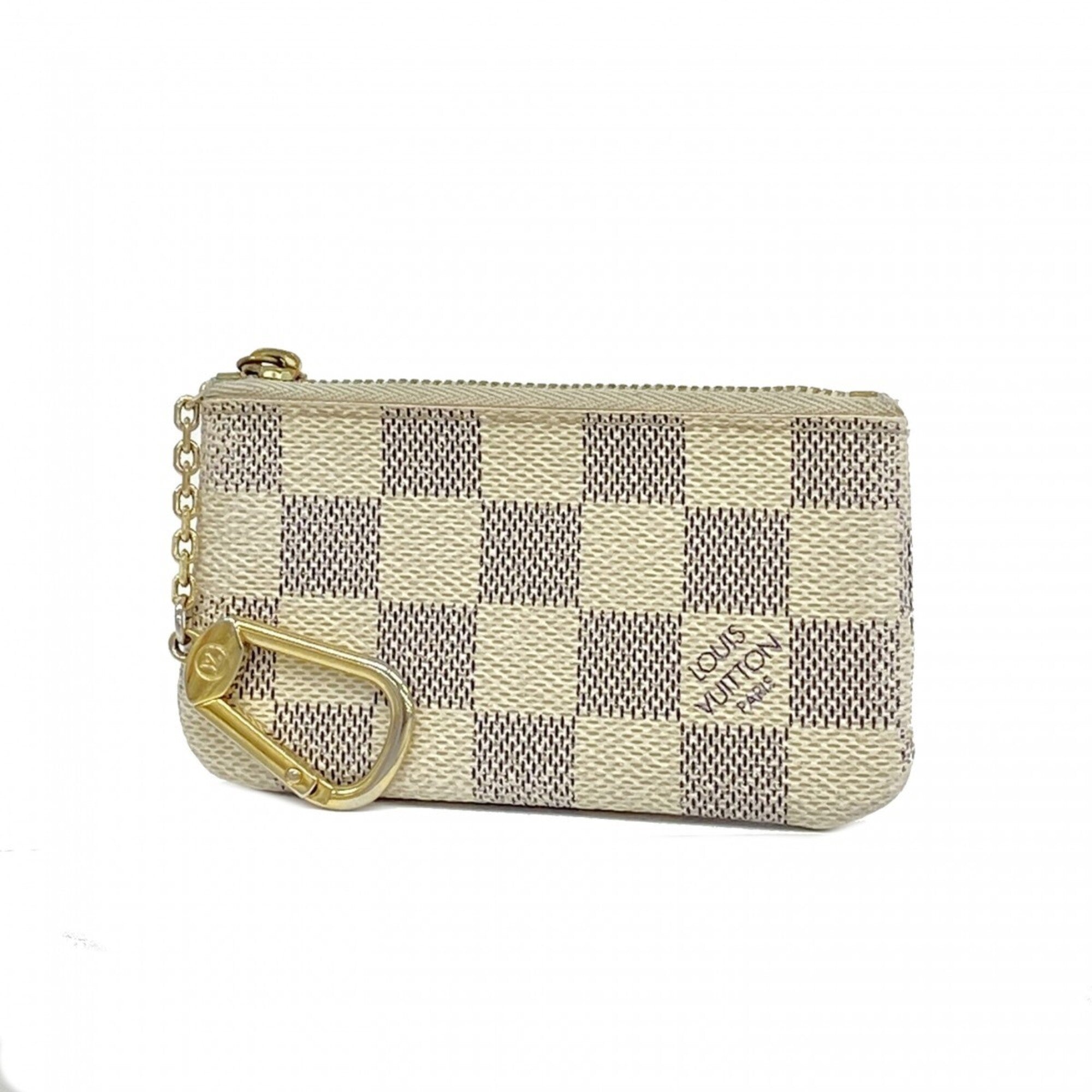 Louis Vuitton White Coin Purse/Coin Case (Pre-Owned)