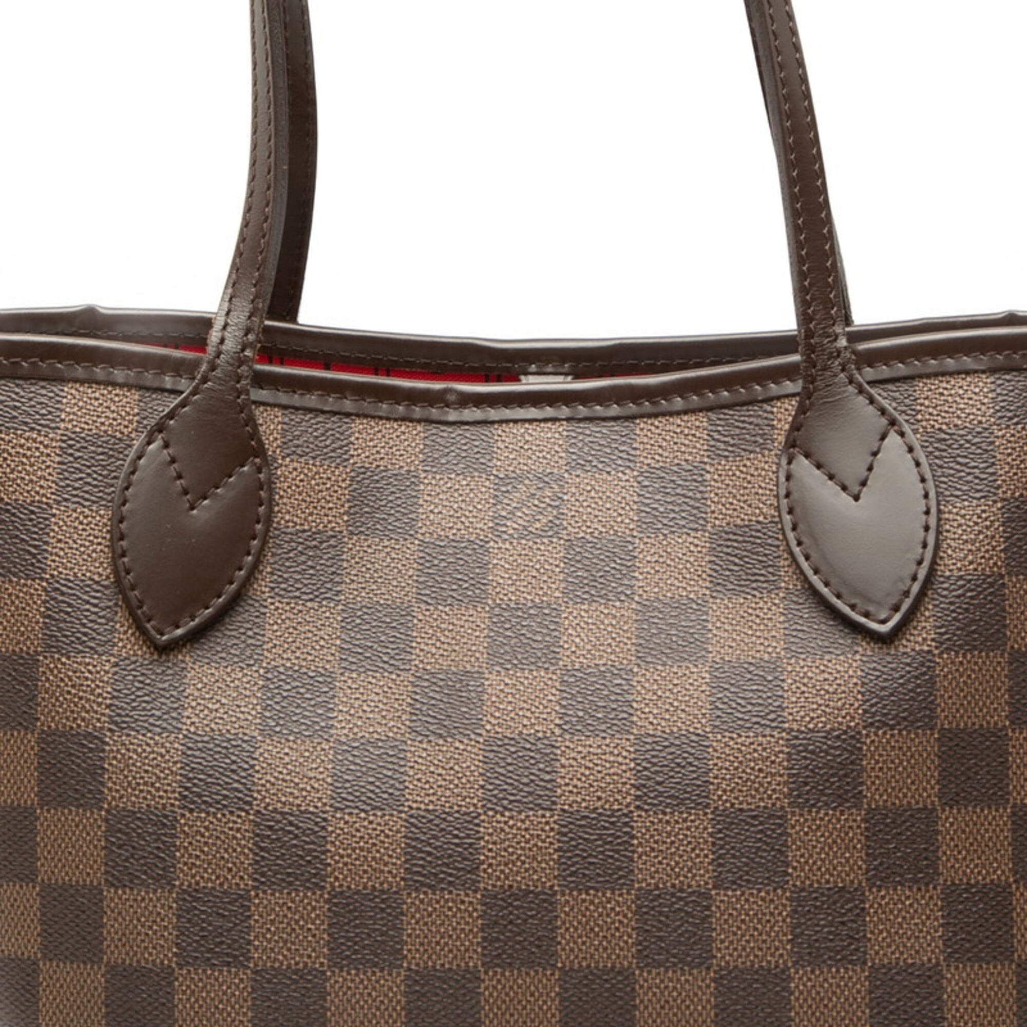 Louis Vuitton Damier Brown Pvc Leather Handbag Tote Bag (Pre-Owned)