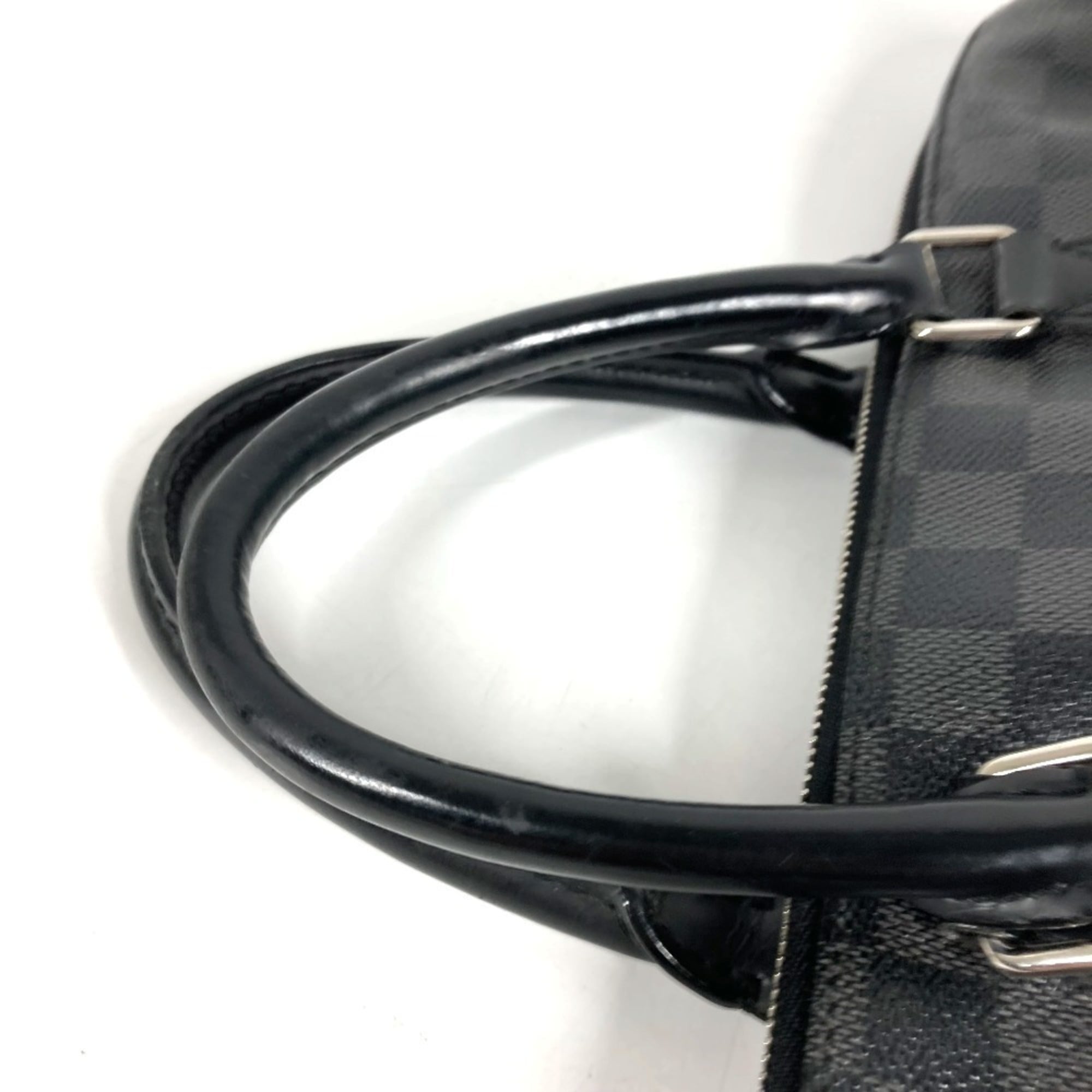 Louis Vuitton Black Damier Graphite Briefcase Handbag (Pre-Owned)